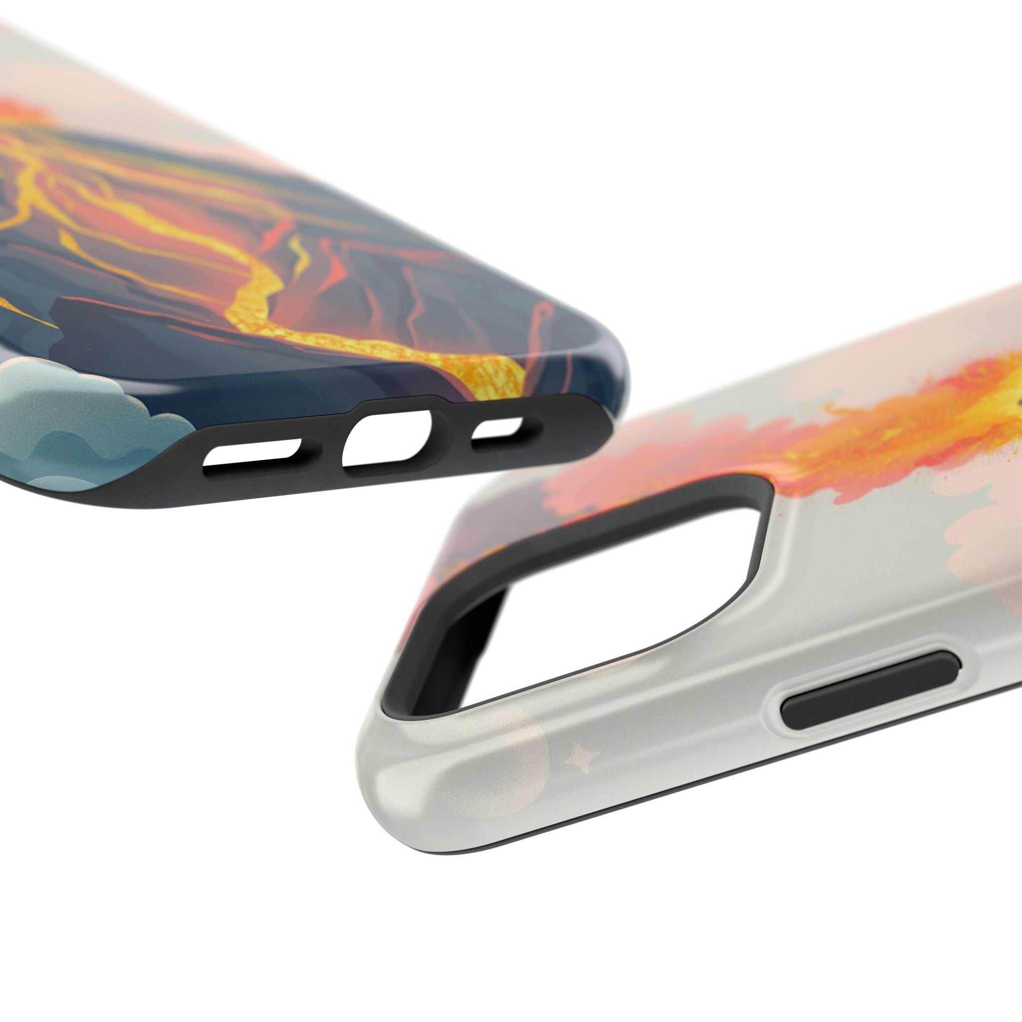 iPhone Volcanic Eruption Gold Foil Luxury Slim iPhone Everyday Designer · iPhone