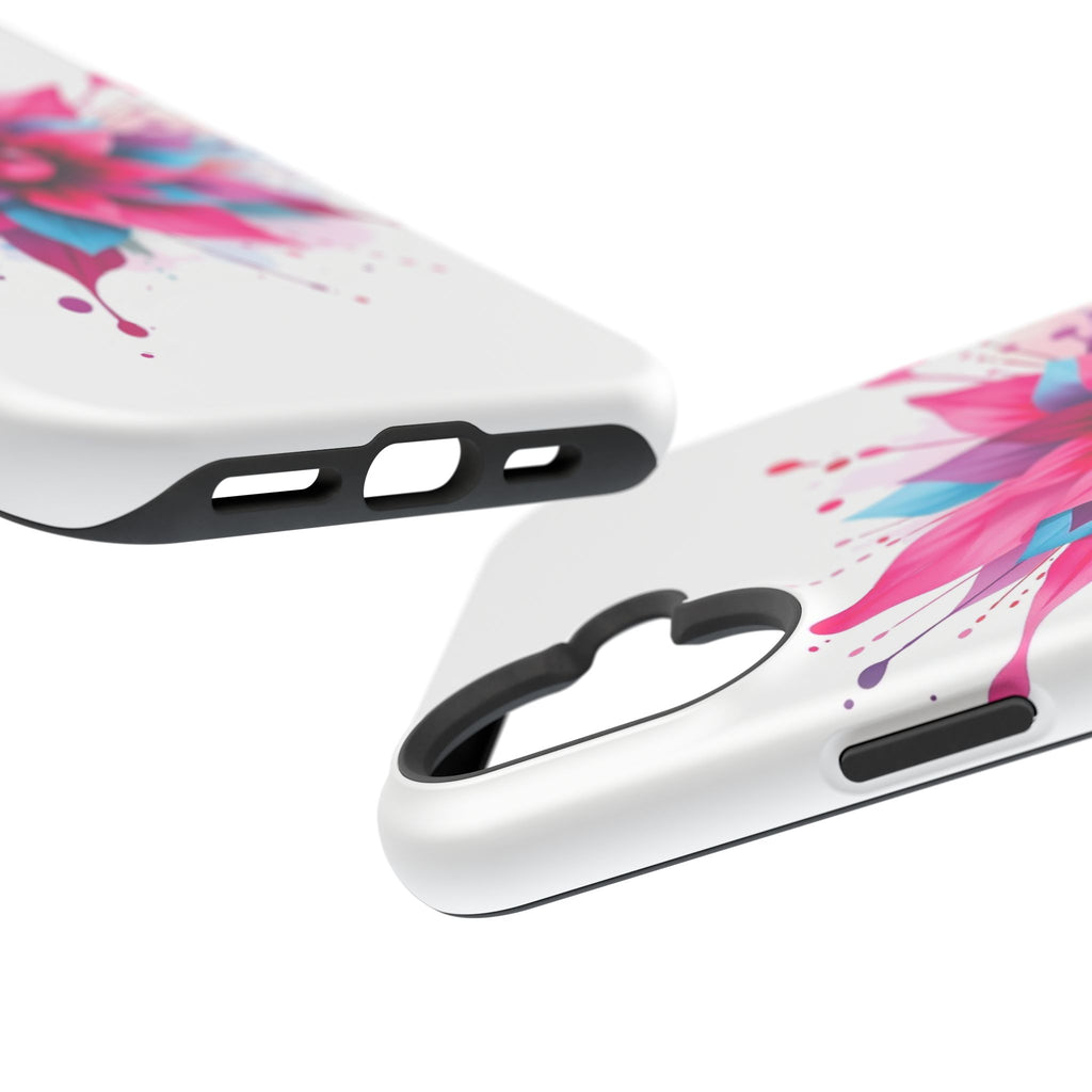 iPhone Floral Watercolor Splash Electric Art Slim iPhone Everyday · iPhone Case