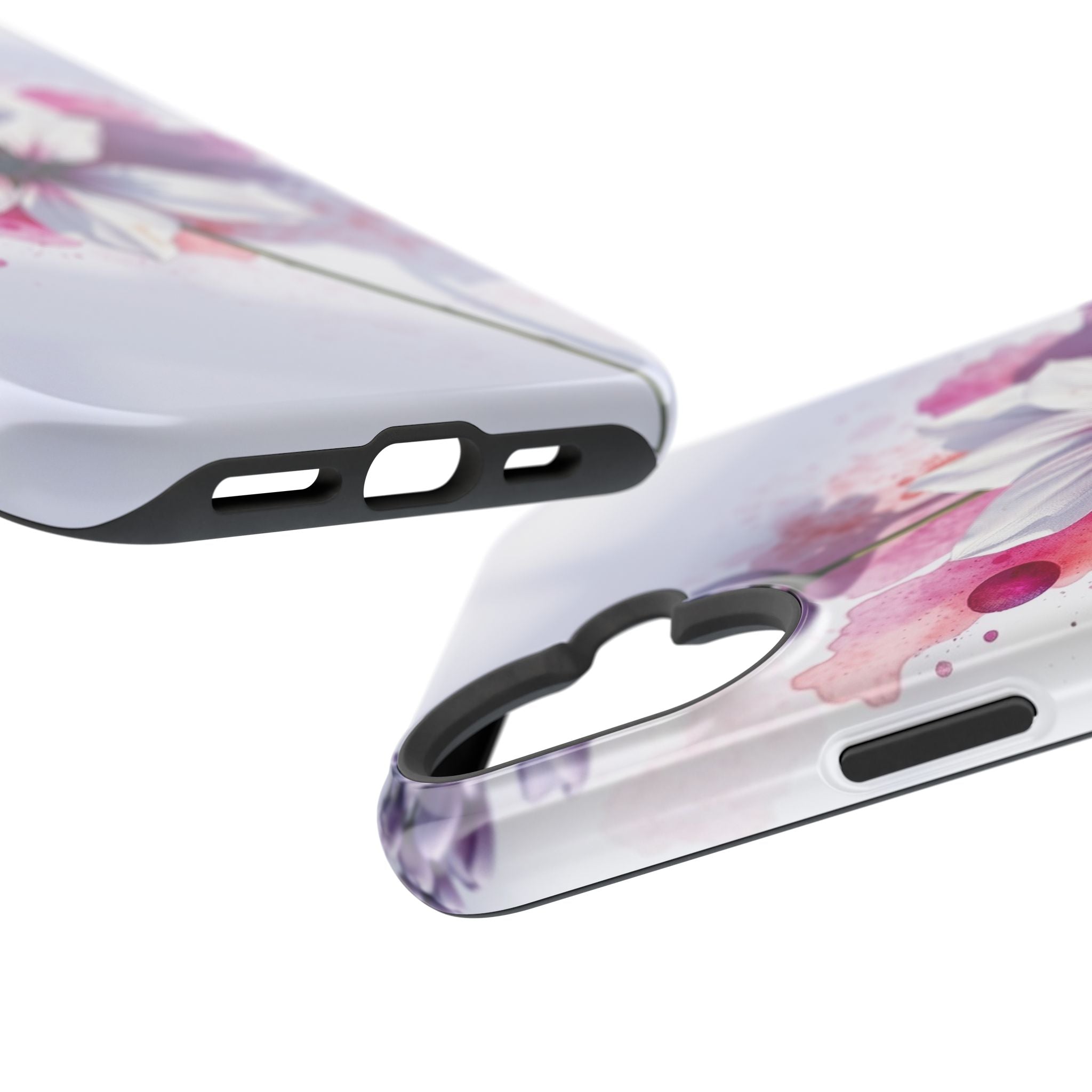 iPhone Floral Watercolor Splash Bold Art Slim Everyday iPhone 15 · iPhone Case
