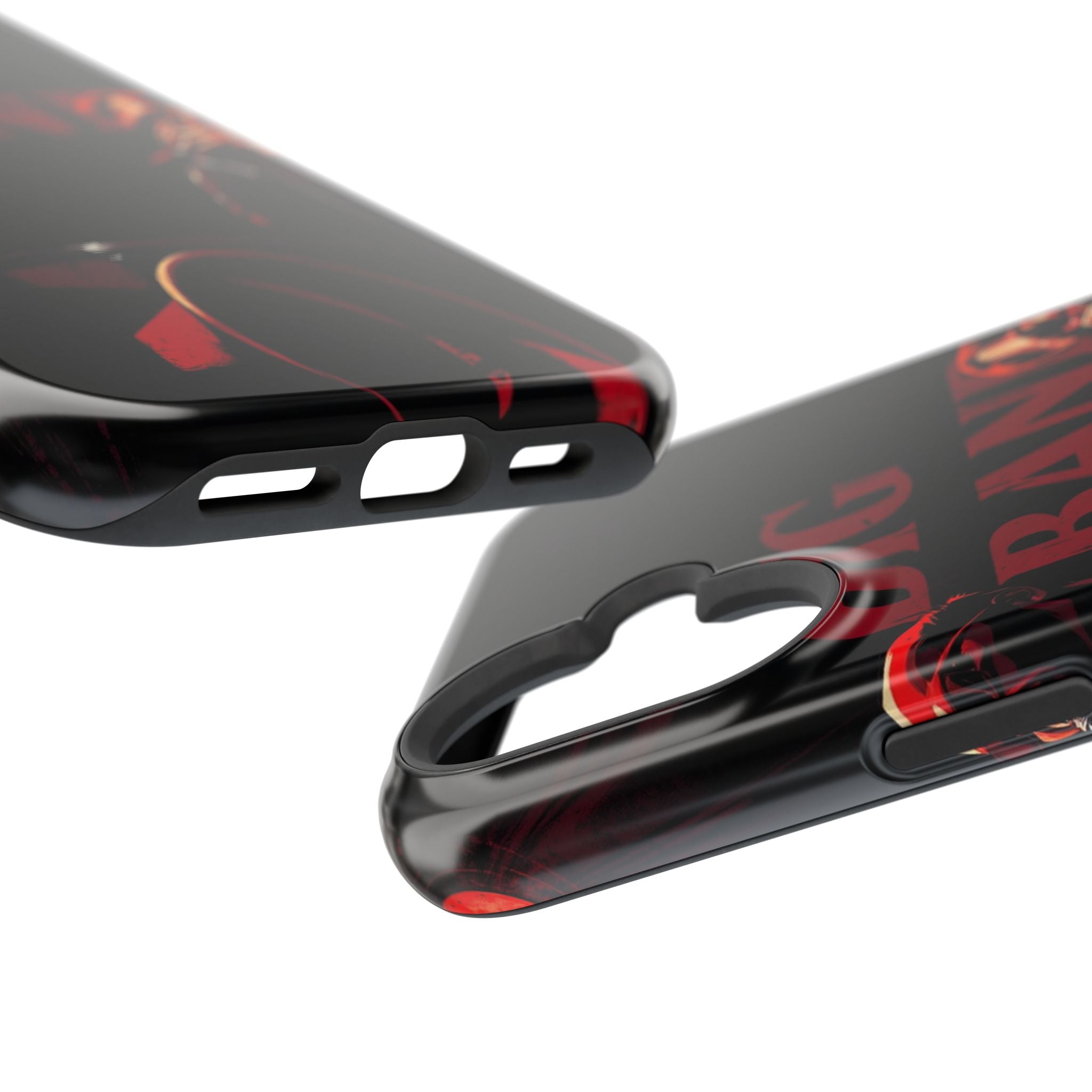 iPhone Black And Crimson Big Band Era Slim Everyday Designer Case · iPhone Case