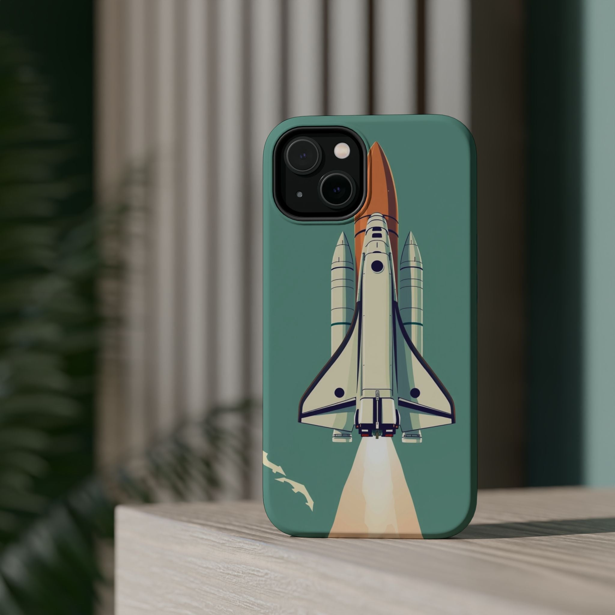 iPhone Retro Space Shuttle Cinematic Art Slim Everyday Designer Case · iPhone Ca