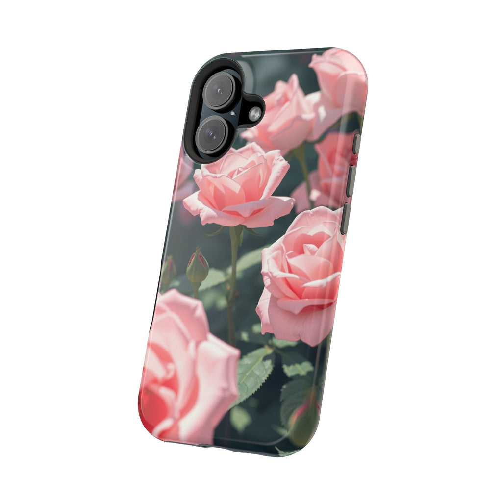 iPhone Mint And Blush Rose Garden Bold Modern Everyday Snap Case · iPhone Case