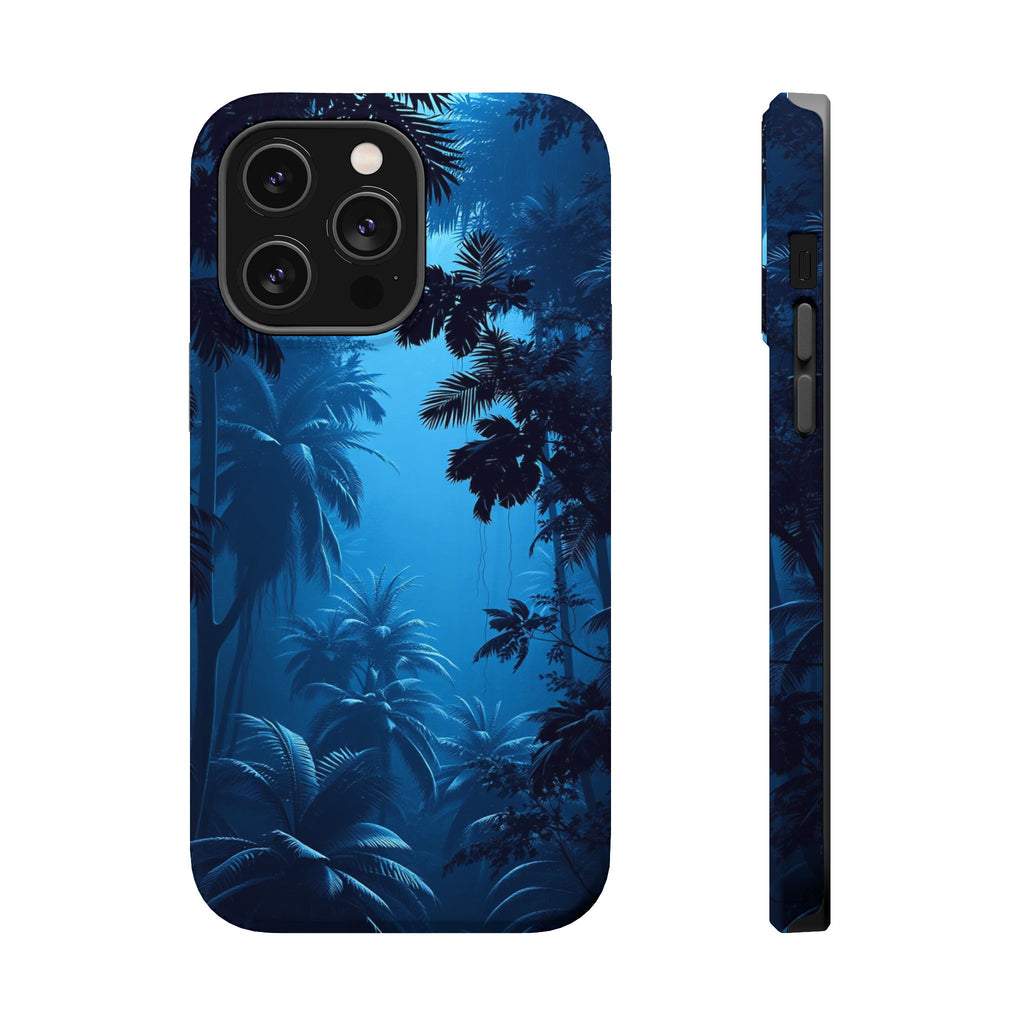 iPhone Midnight Blue And Silver Rainforest Canopy iPhone Clean Minimal · iPhone