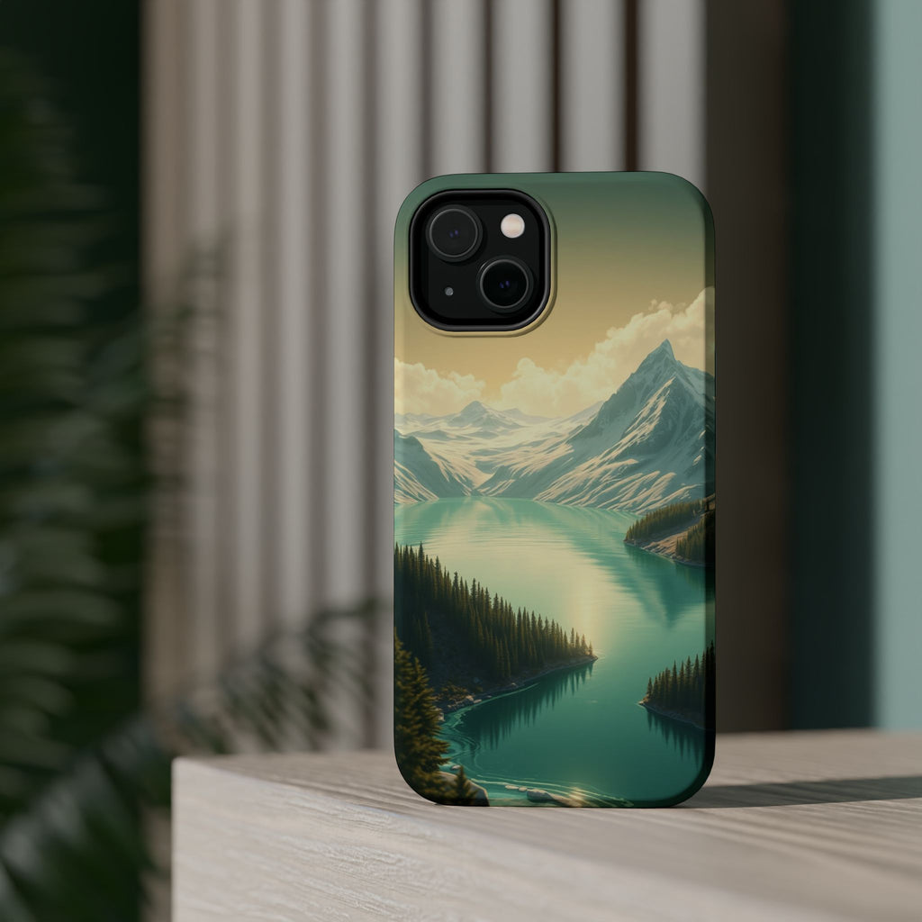 iPhone Glacier Lake Bold Art Slim Everyday Designer Case · iPhone Case