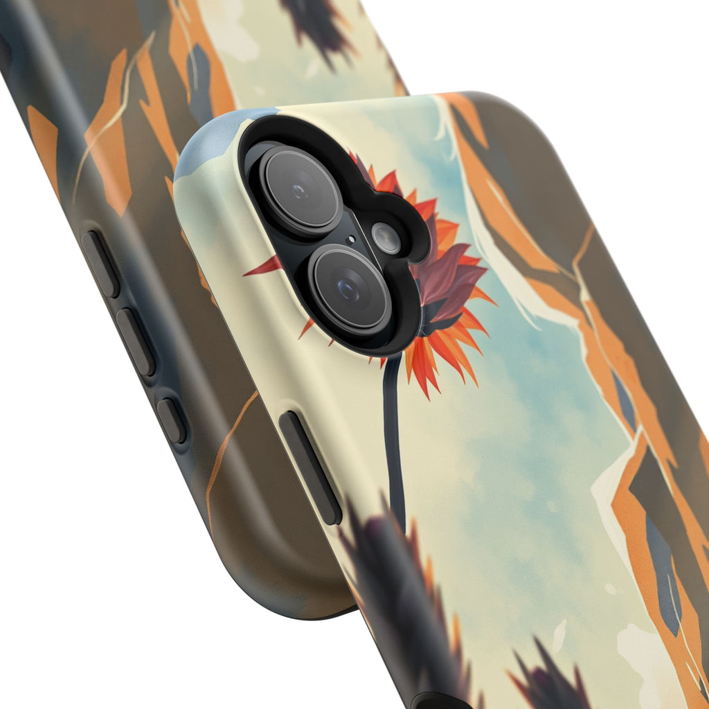 iPhone Bud Burst Vibrant Watercolor Artistic Everyday Cas Slim Snap Case · iPhon