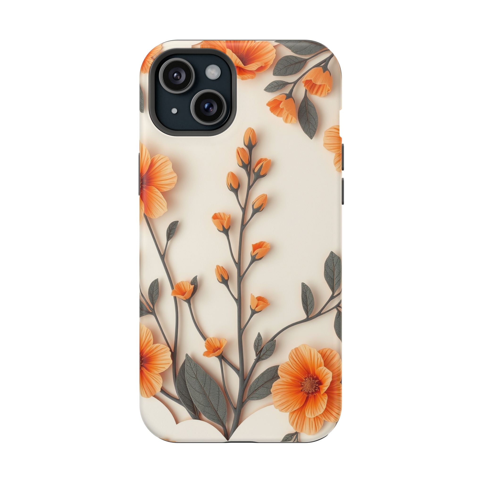 iPhone Vintage Botanical Print Paper Cut Art Slim iPhone Everyday · iPhone Case