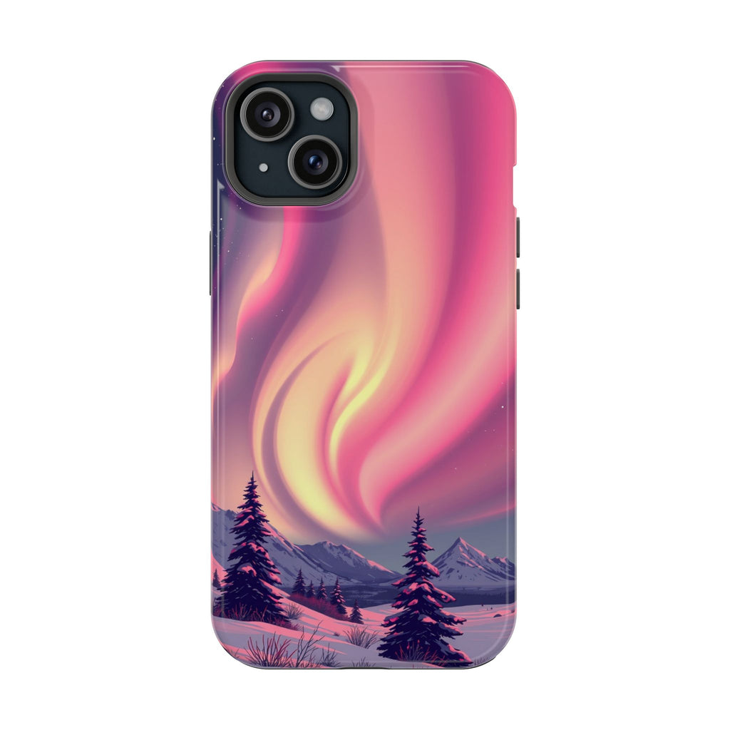 iPhone Rose Pink And Cream Northern Lights Slim iPhone Everyday · iPhone Case