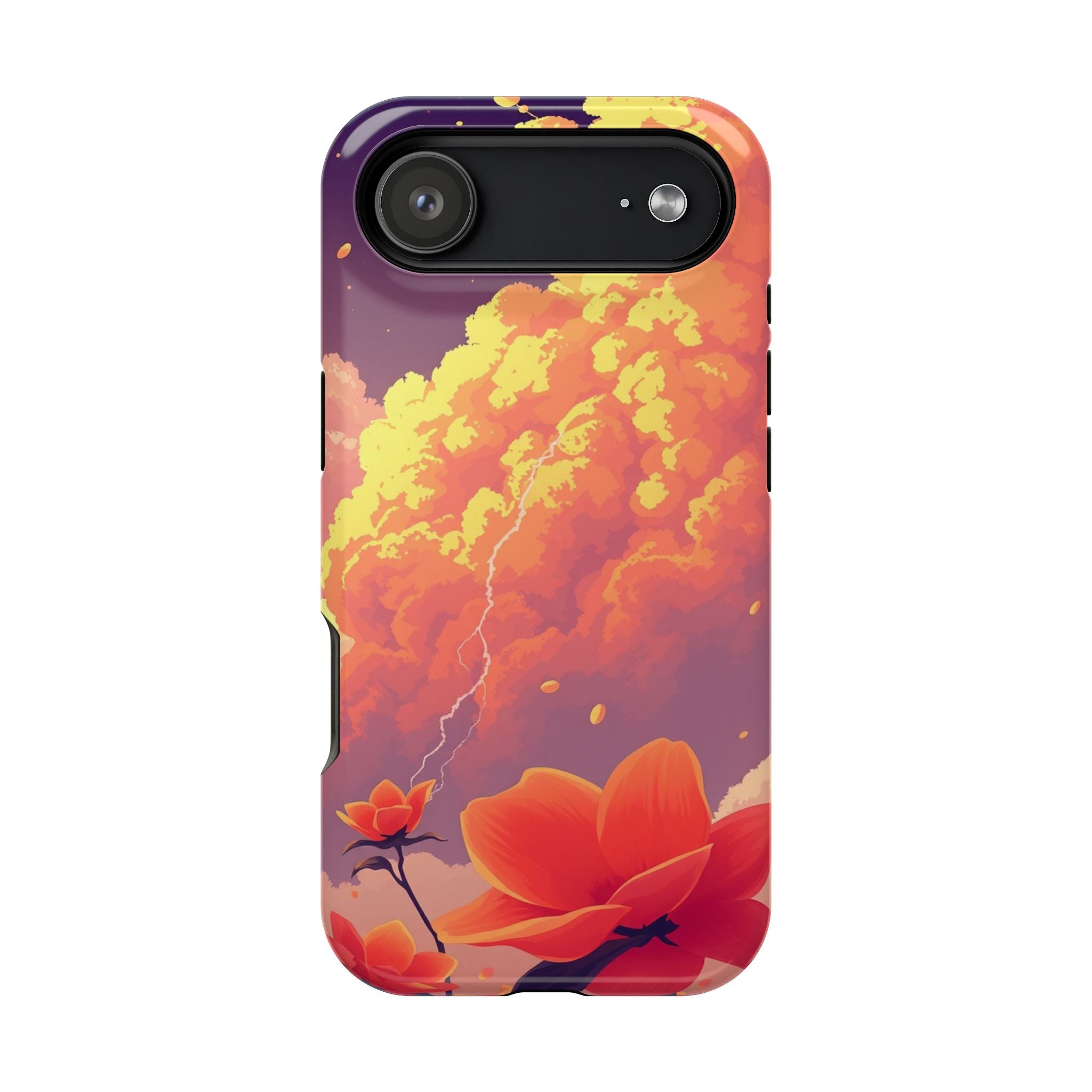 iPhone Sunset Amber And Peach Petal Storm Slim iPhone Everyday Designer · iPhone