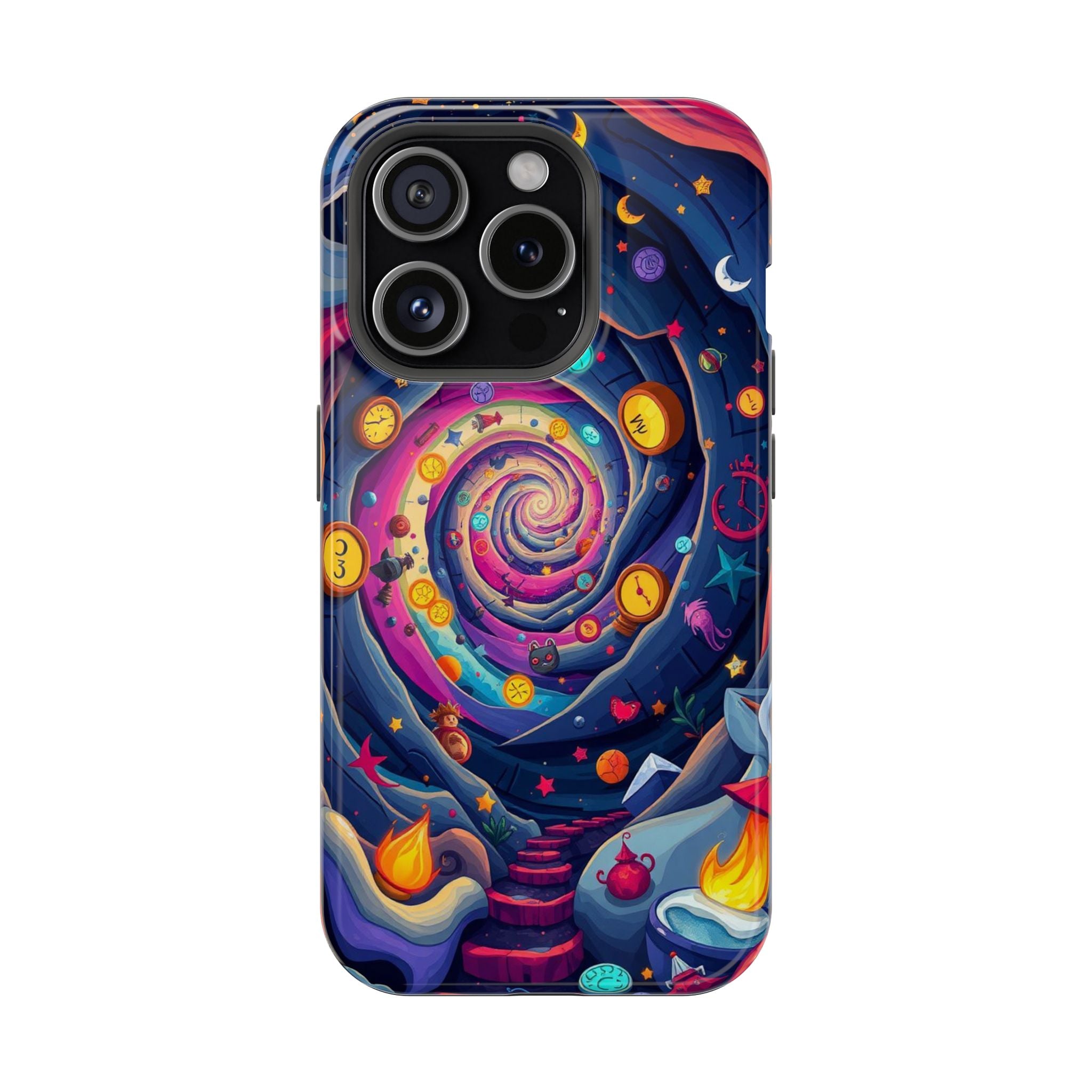 iPhone Time Portal Swirl Kids Fun iPhone Phone Case Gift Clean Minimal · iPhone