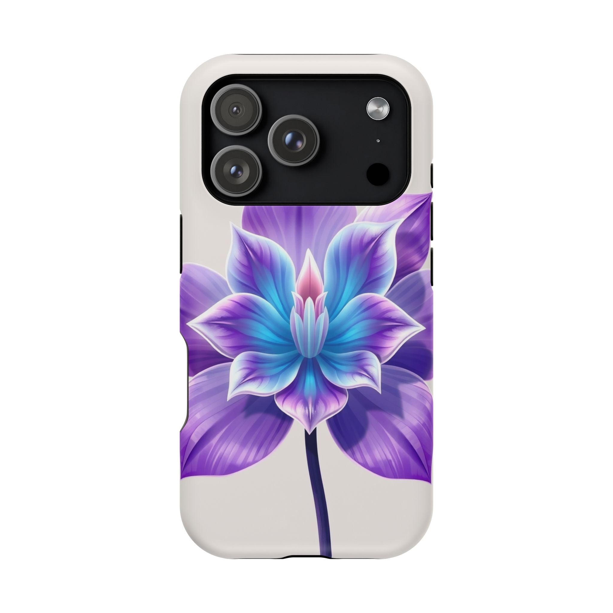 iPhone Dreamy Neon Floral Design 10 Slim Everyday Designer Case · iPhone Case