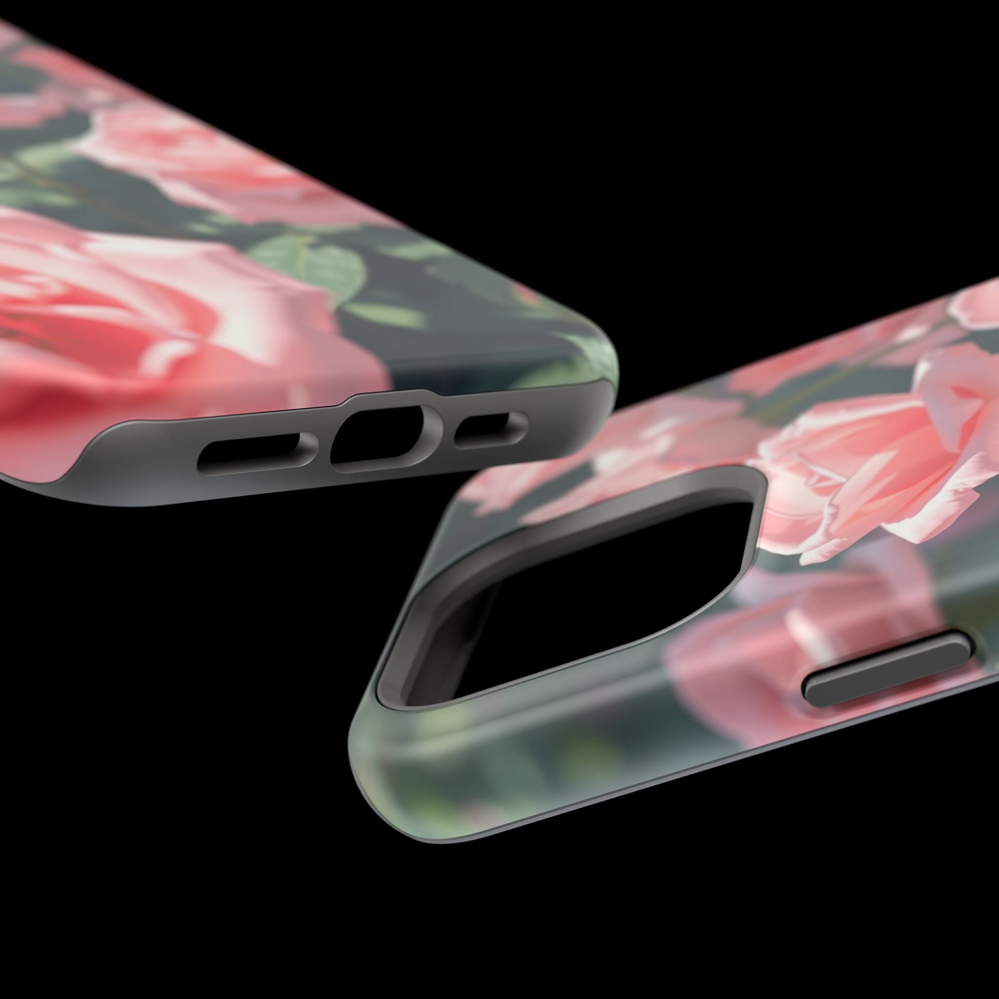 iPhone Mint And Blush Rose Garden Bold Modern Everyday Snap Case · iPhone Case