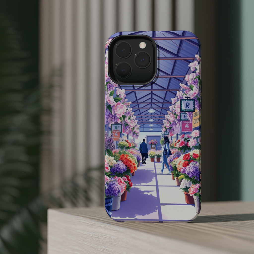 iPhone Flower Market Cinematic Art Clean Minimal Snap Cas Slim Snap Case · iPhon
