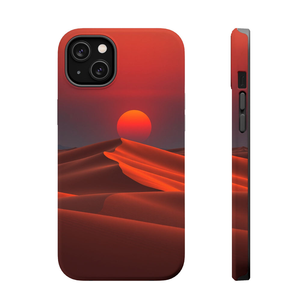 iPhone Sand Dunes at Dusk Electric Art Slim Everyday Designer Case · iPhone Case