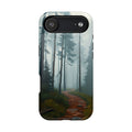 iPhone Serene Misty Forest Path Design Slim Everyday Designer Case · iPhone Case