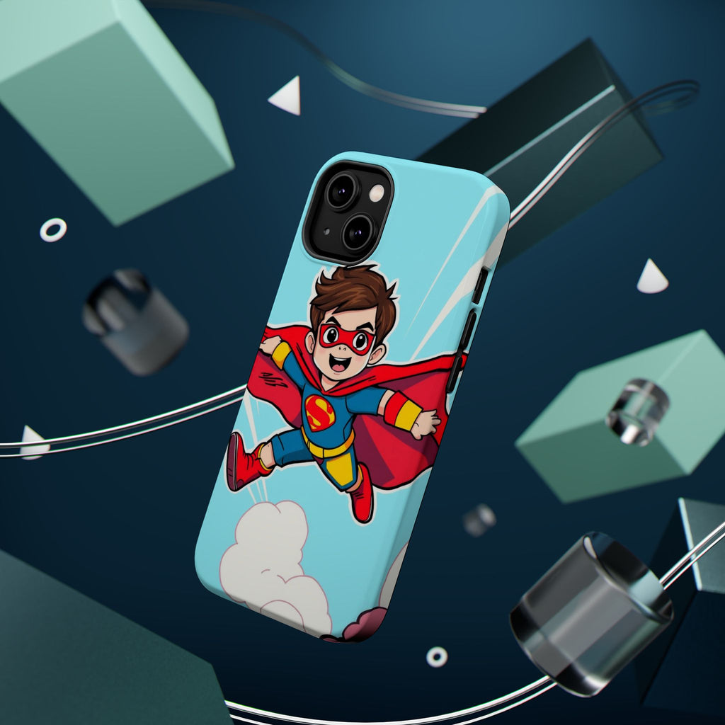 iPhone Kid Superhero Flying Kids Fun iPhone Phone Case Gift Slim · iPhone Case