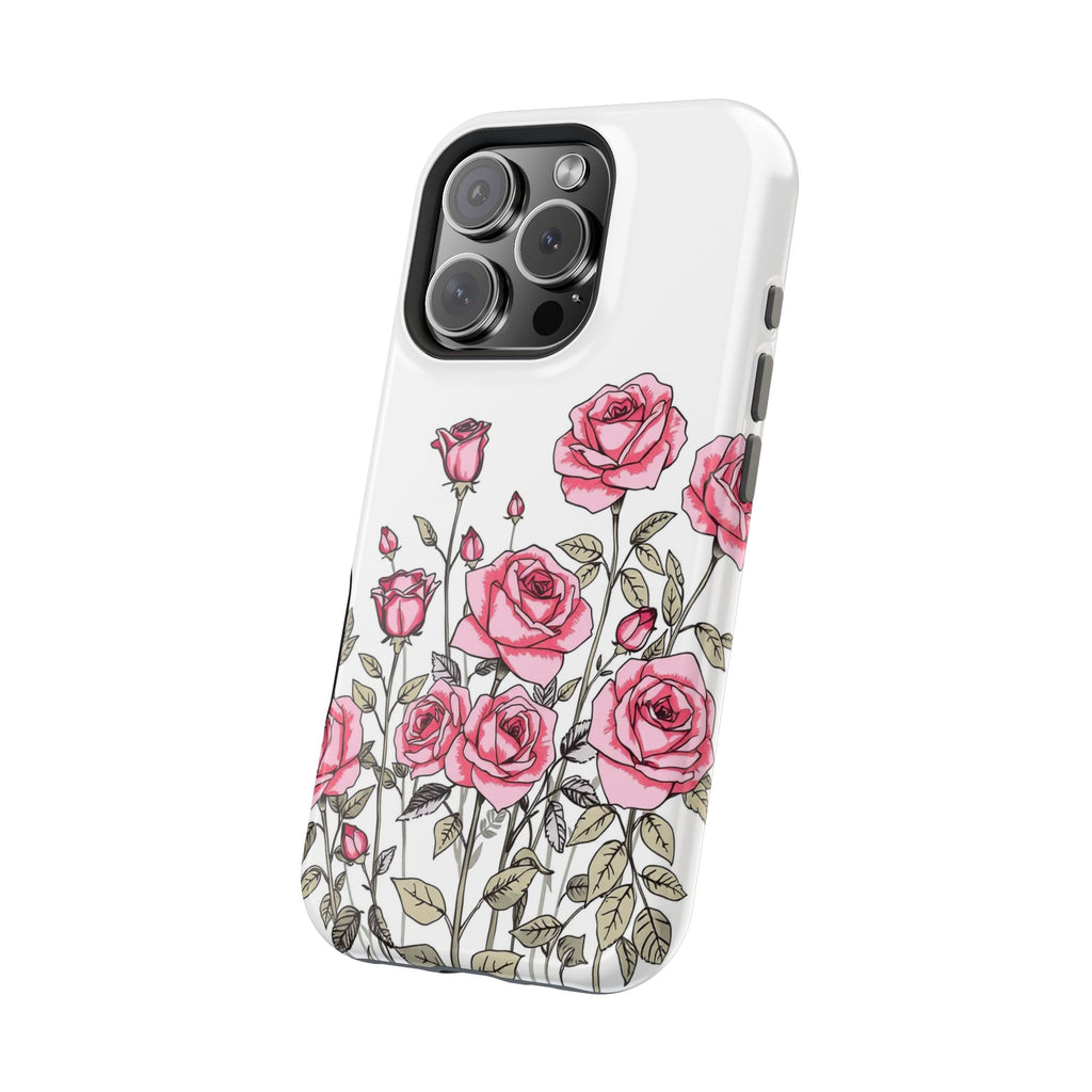 iPhone Rose Garden Hand-Drawn Sketch Slim Everyday Designer Case · iPhone Case