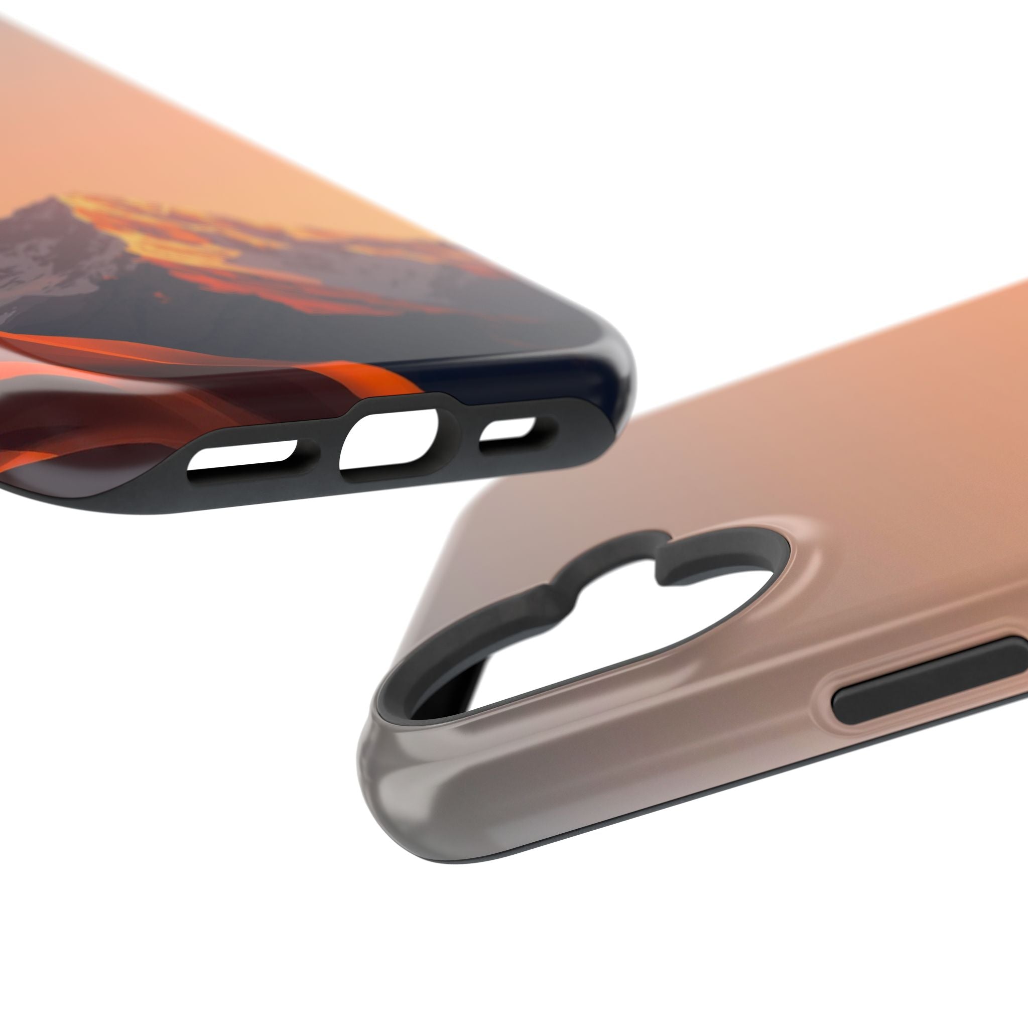 iPhone Mountain at Sunrise Bold Art 10 Slim Everyday Designer Case · iPhone Case