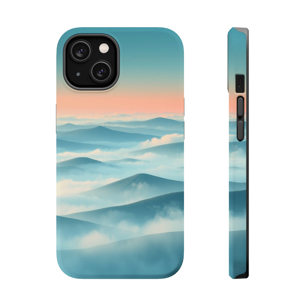 iPhone Fog Rolling Over Hills Electric Art Slim iPhone 17 Everyday · iPhone Case