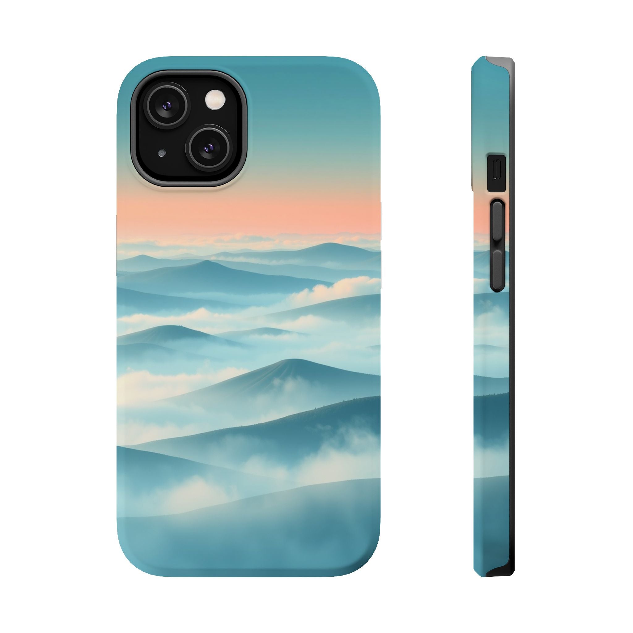 iPhone Fog Rolling Over Hills Electric Art Slim iPhone 17 Everyday · iPhone Case