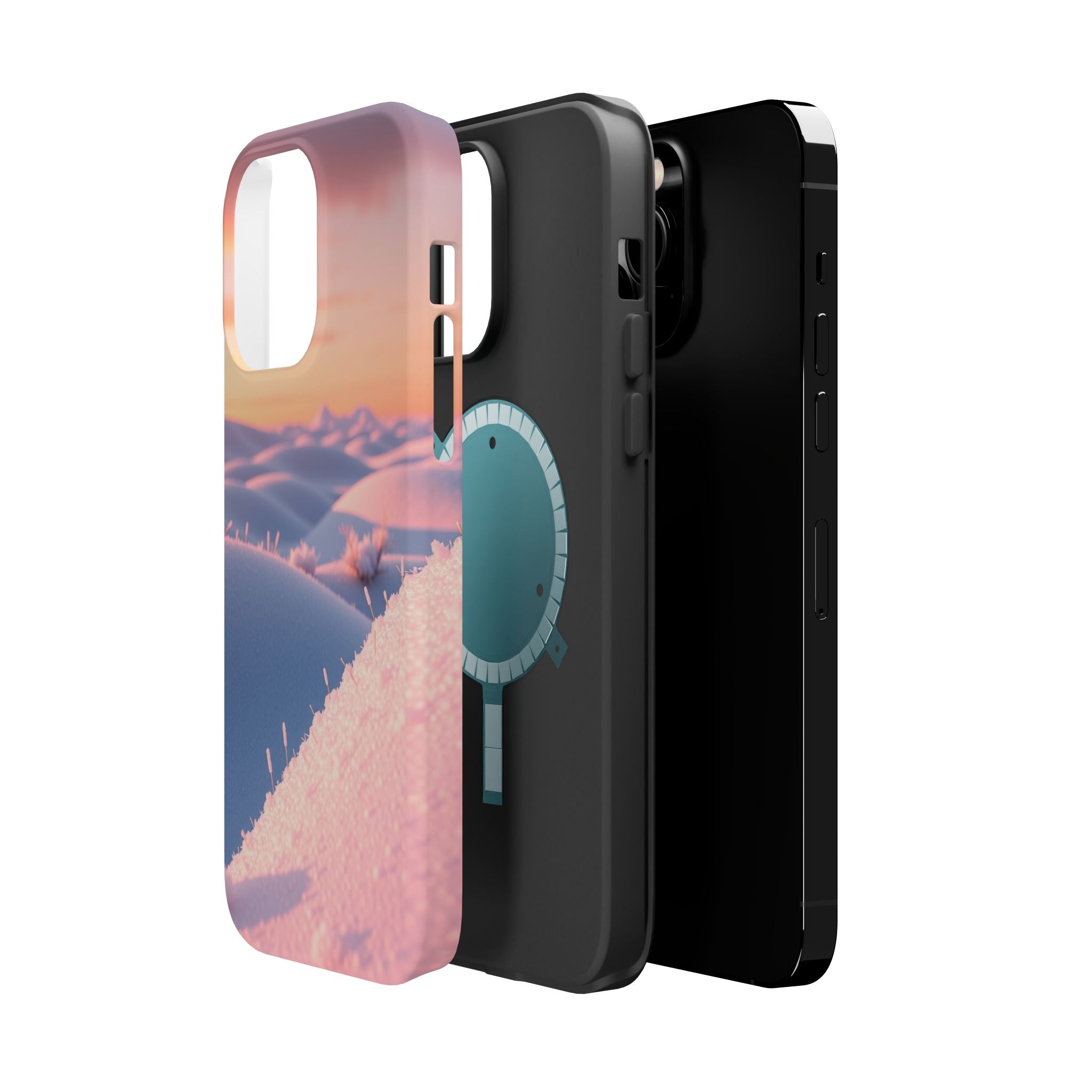 iPhone Snow Field 3D Digital Slim Everyday Designer Case · iPhone Case