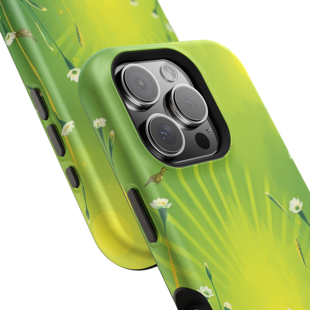 iPhone Spring Meadow Cinematic Art Bold Modern Everyday Snap Case · iPhone Case