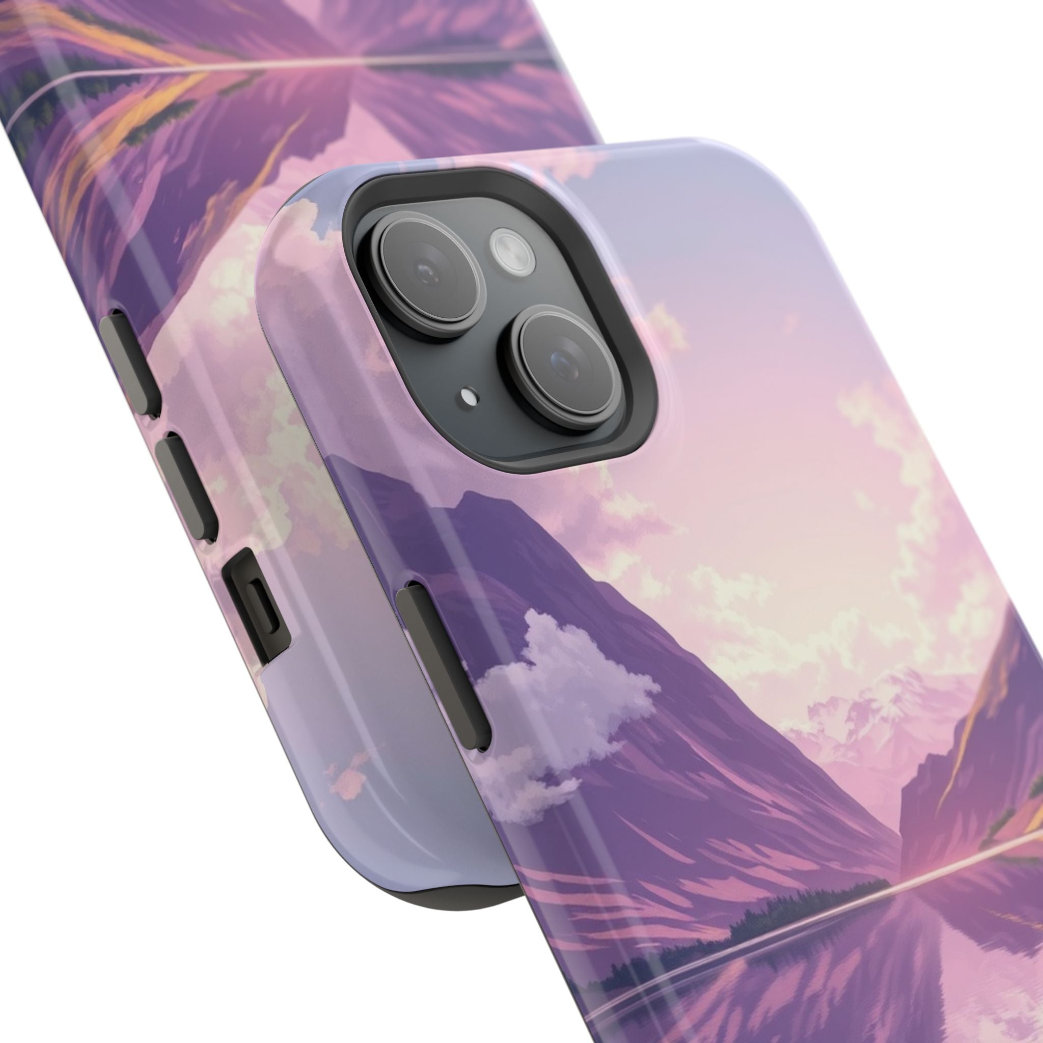 iPhone Lavender And Pearl Fjord Reflection Slim iPhone Everyday · iPhone Case
