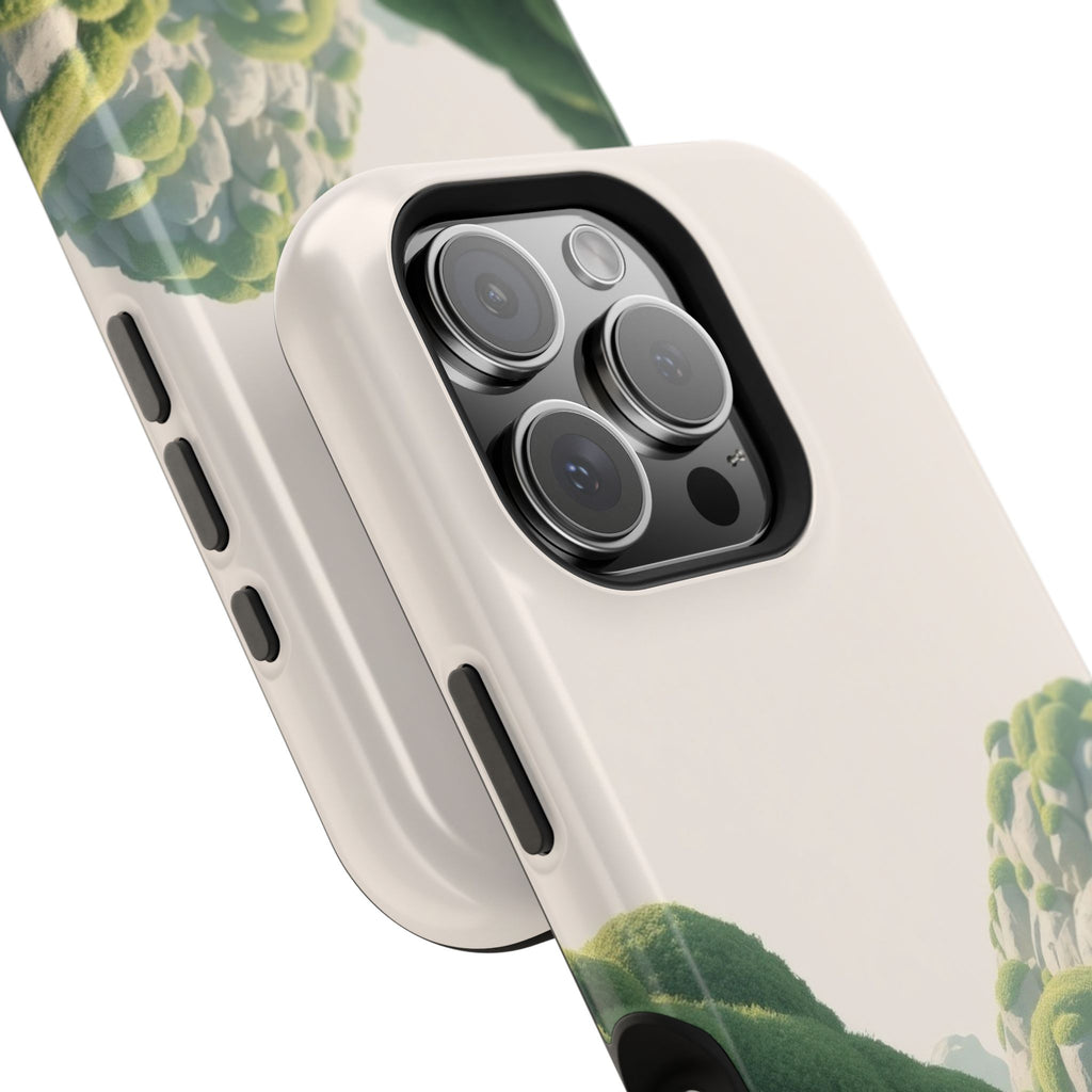 iPhone Moss Covered Rocks Bold Art 17 Slim Everyday Designer Case · iPhone Case