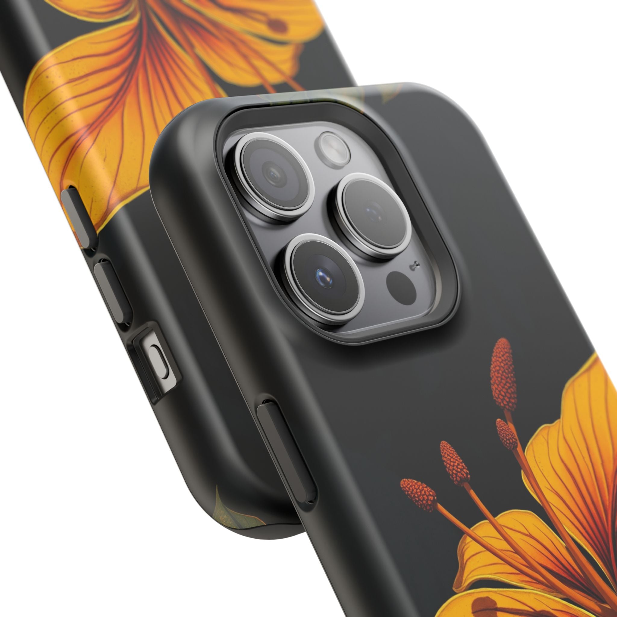 iPhone Earthy Tropical Bloom Design Artistic Everyday Cas Slim Snap Case · iPhon