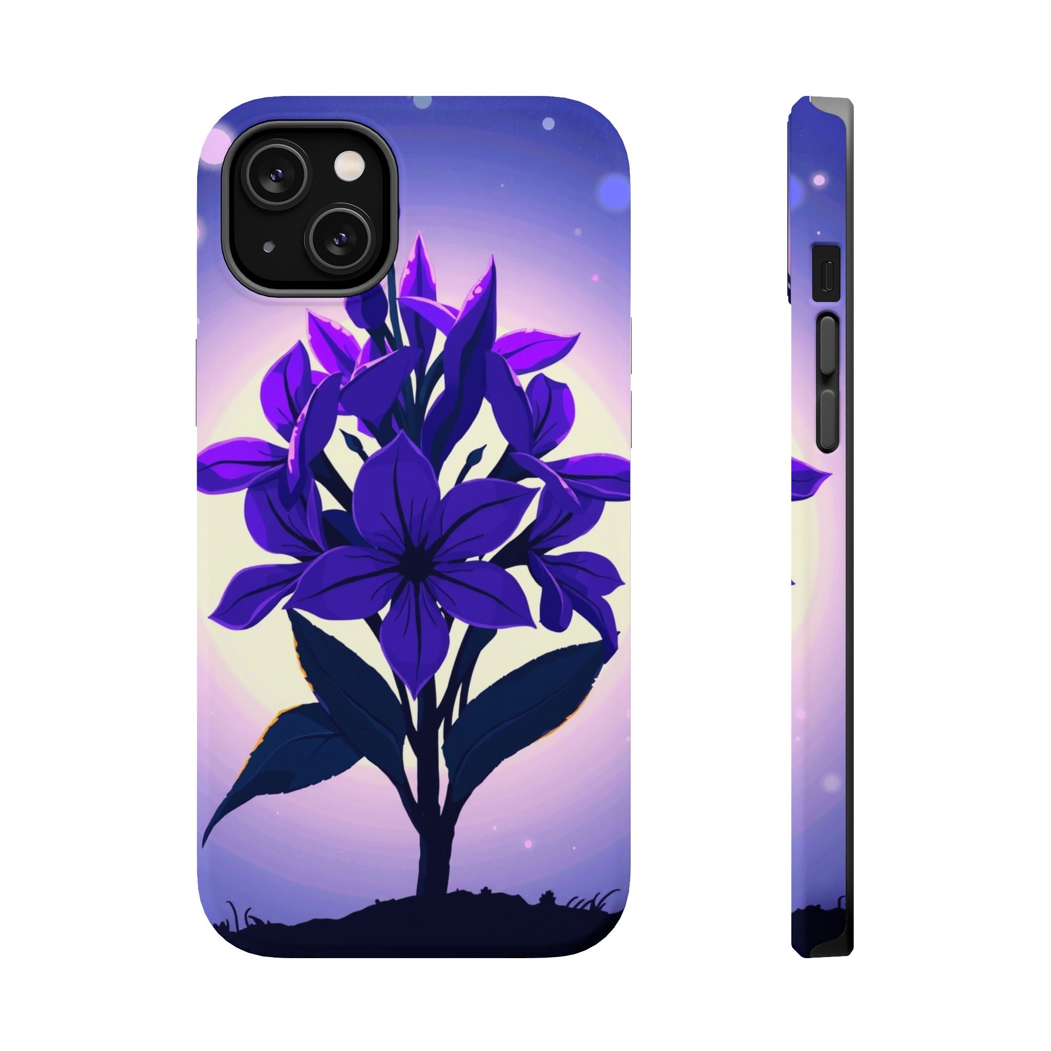 iPhone Floral Crown Mystic Art 13 Bold Modern Everyday Snap Case · iPhone Case