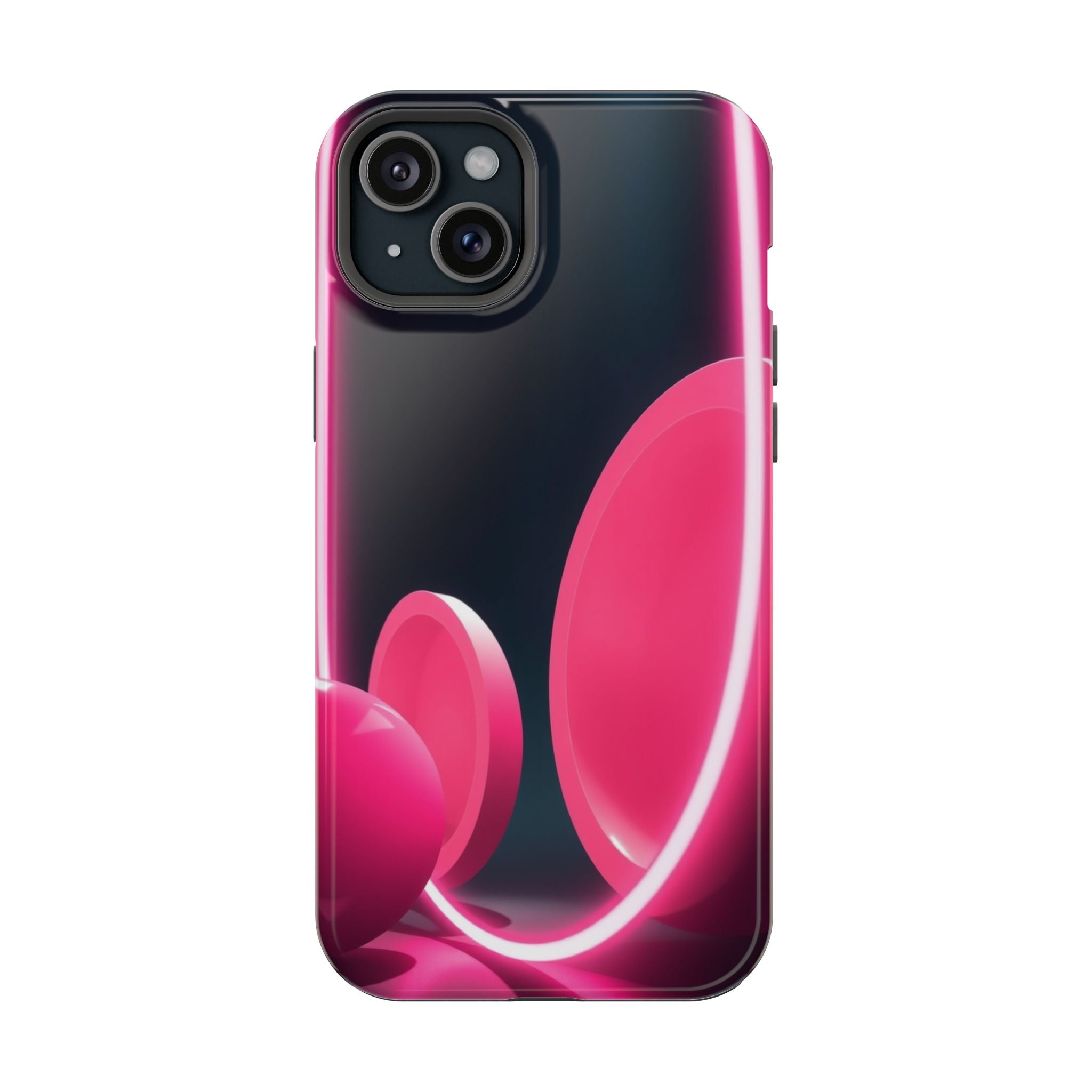 iPhone 1960s Mod Circles Neon Cyberpunk Slim Everyday Designer Case · iPhone Cas