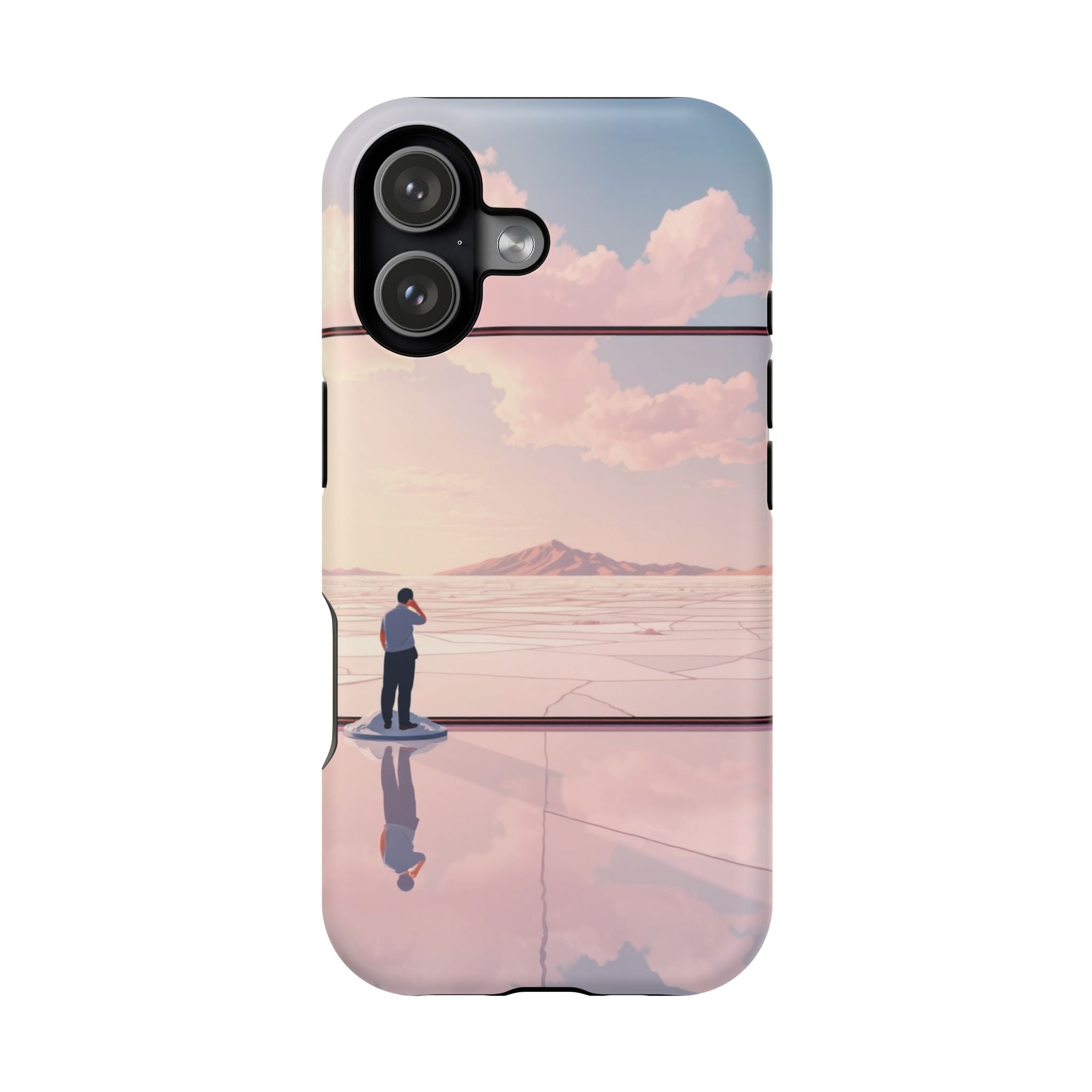 iPhone Salt Flat Mirror Stained Glass Slim Everyday Designer Case · iPhone Case
