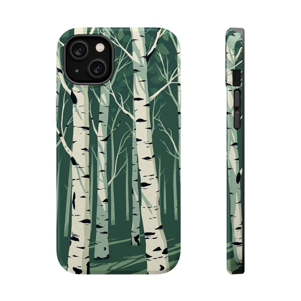 iPhone Birch Grove Abstract Geometric Slim Everyday Designer Case · iPhone Case