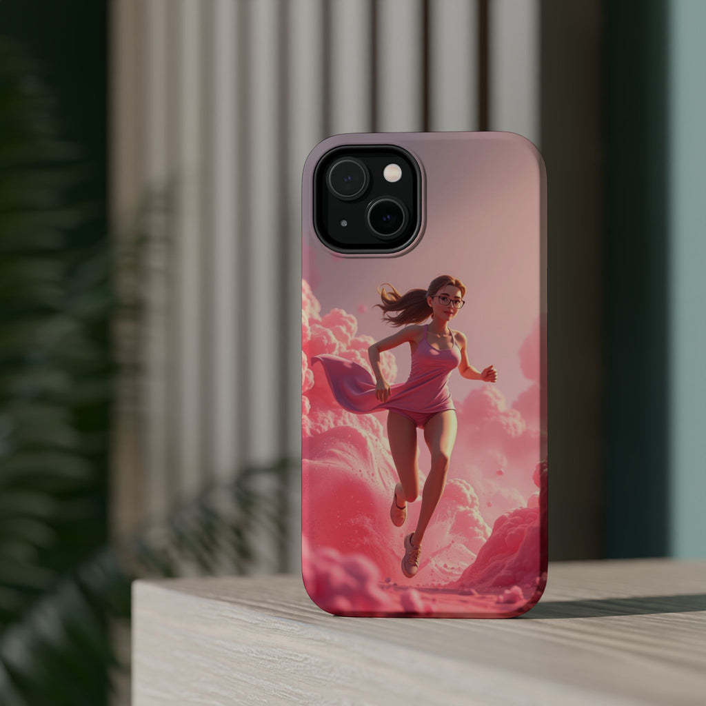 iPhone on Fumes 3D Digital Bold Modern Everyday Snap Case · iPhone Case