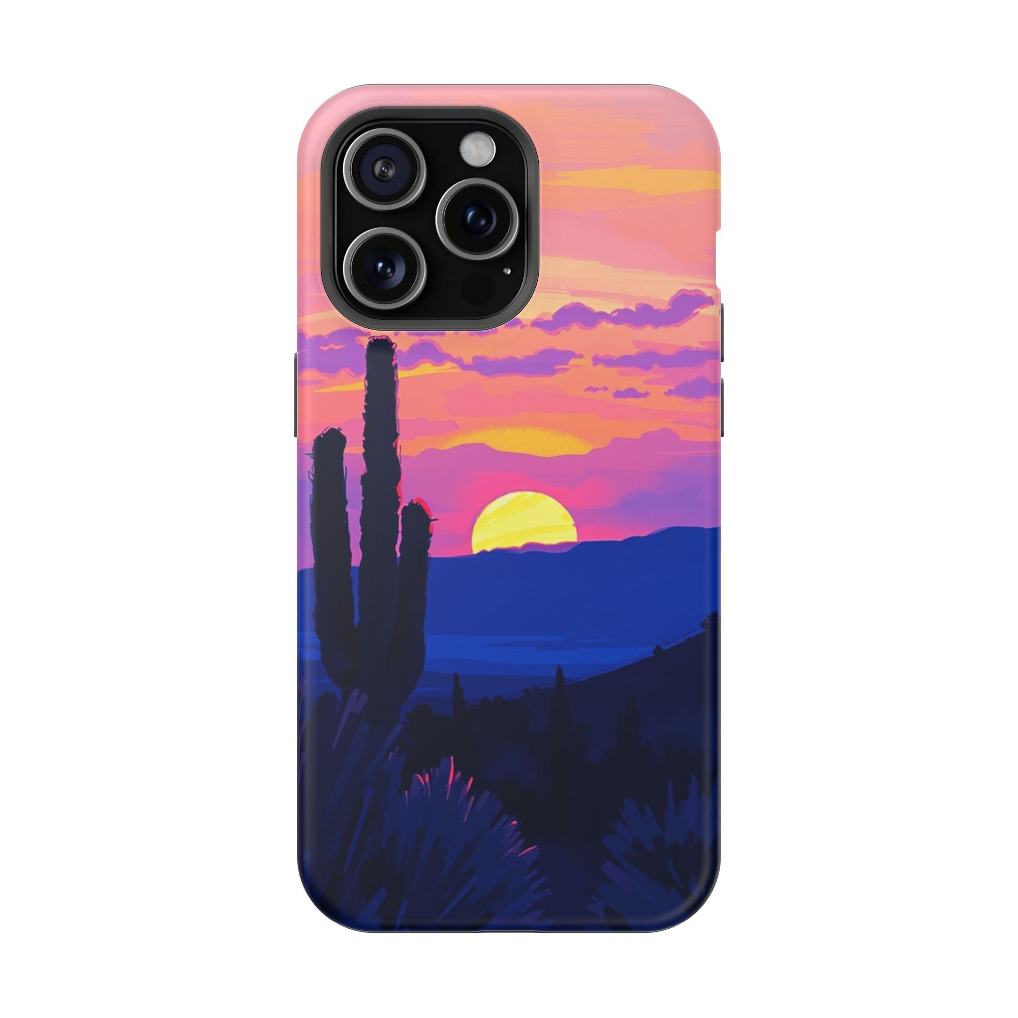 iPhone Mesa Sunset Oil Painting Impressionist Slim iPhone Everyday · iPhone Case