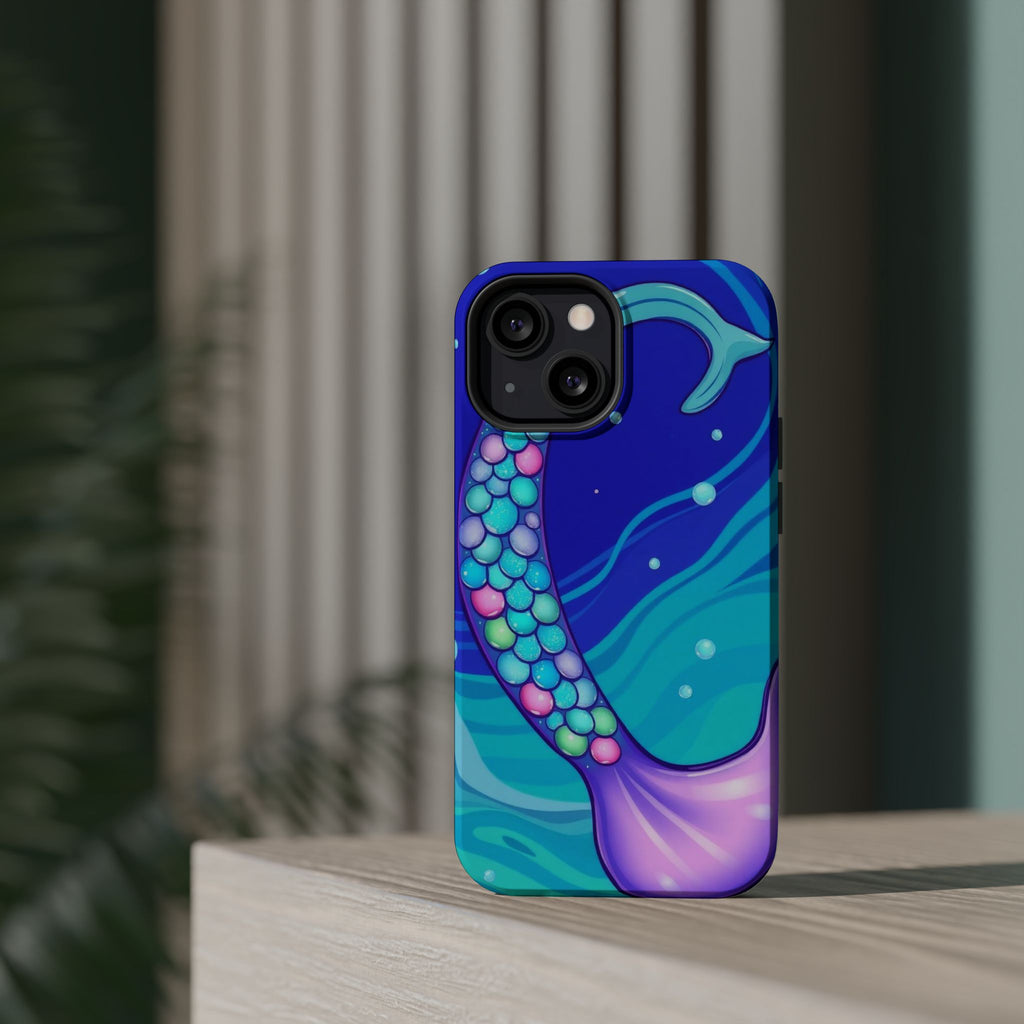 iPhone Mermaid Tail Swirl Kids Fun iPhone Phone Case Gift Artistic · iPhone Case