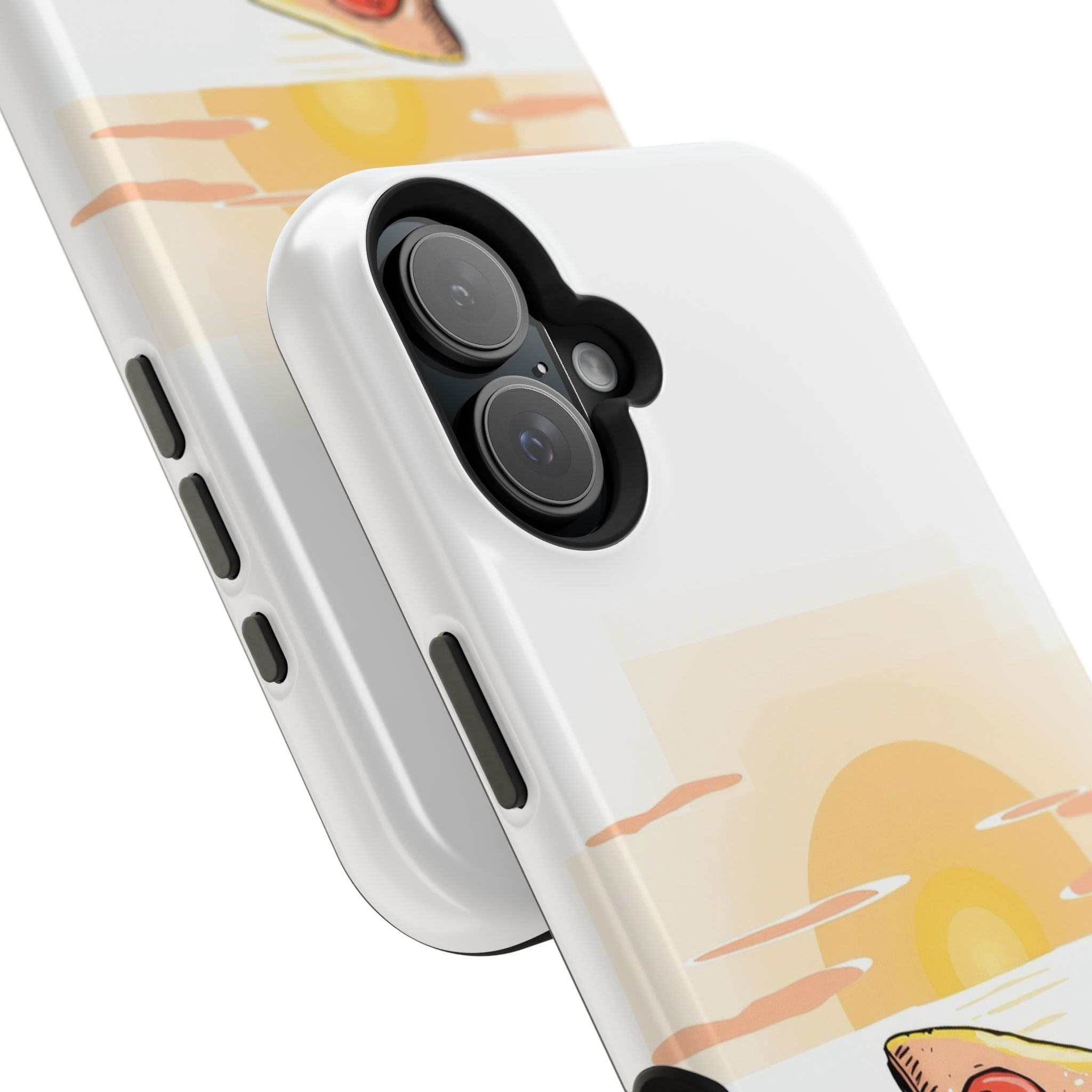 iPhone Earthy Pizza Slice Sunset Design Slim Everyday Designer Case · iPhone Cas