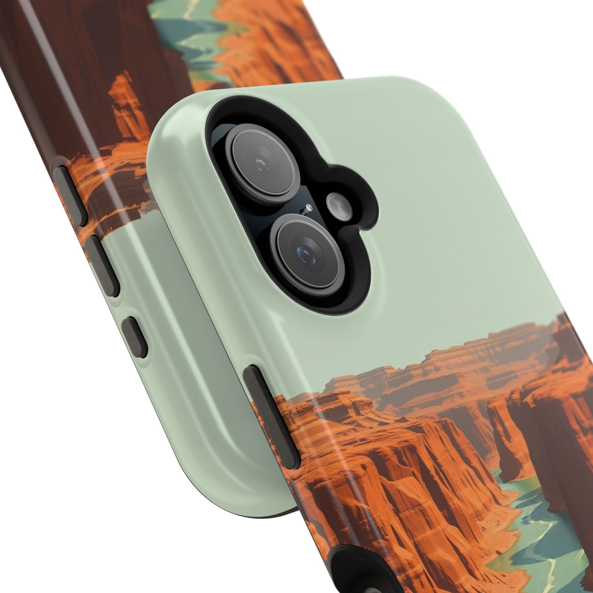 iPhone Burnt Orange And Sand River Canyon Slim iPhone Everyday Designer · iPhone