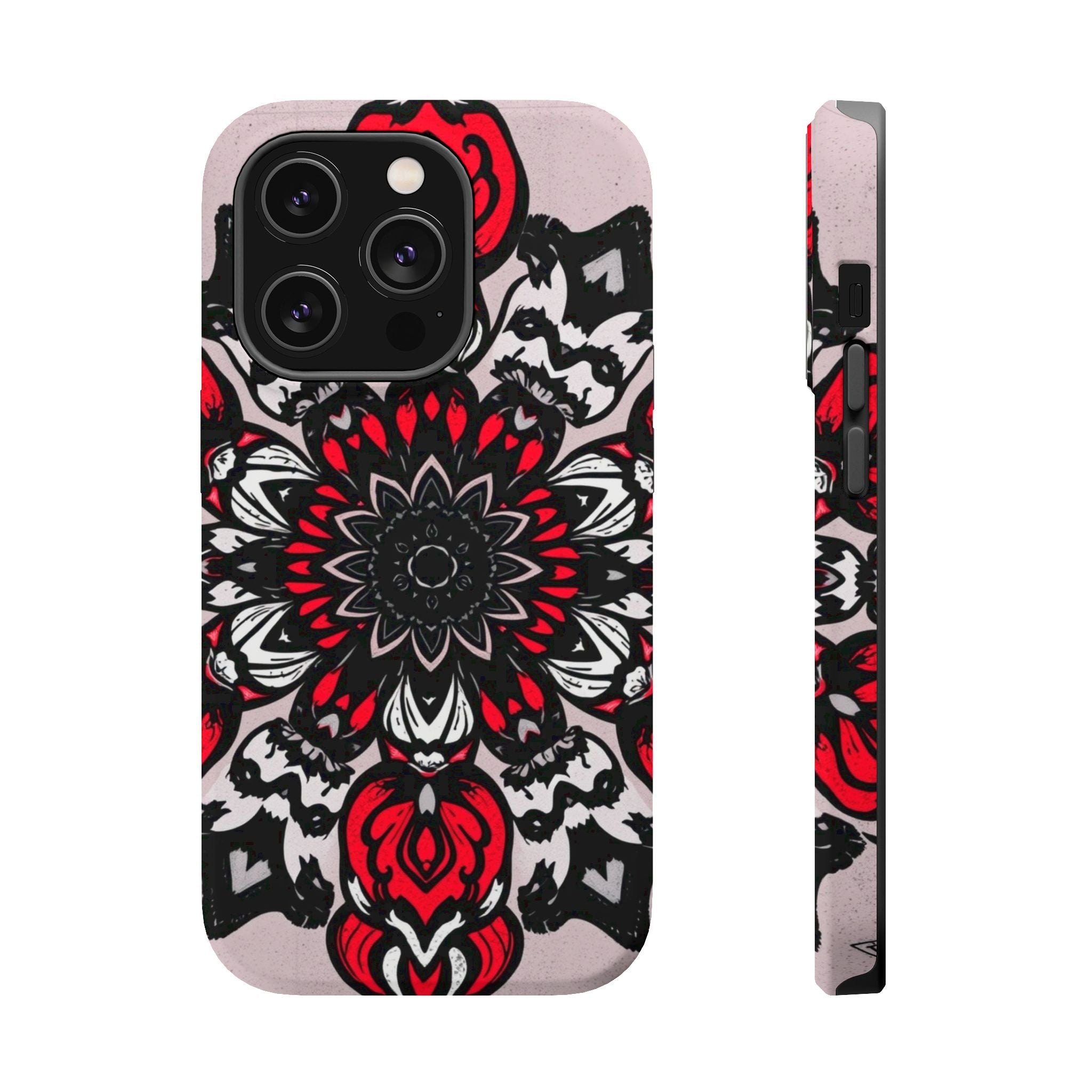 iPhone Floral Mandala Bold Art Slim Everyday Designer Case · iPhone Case