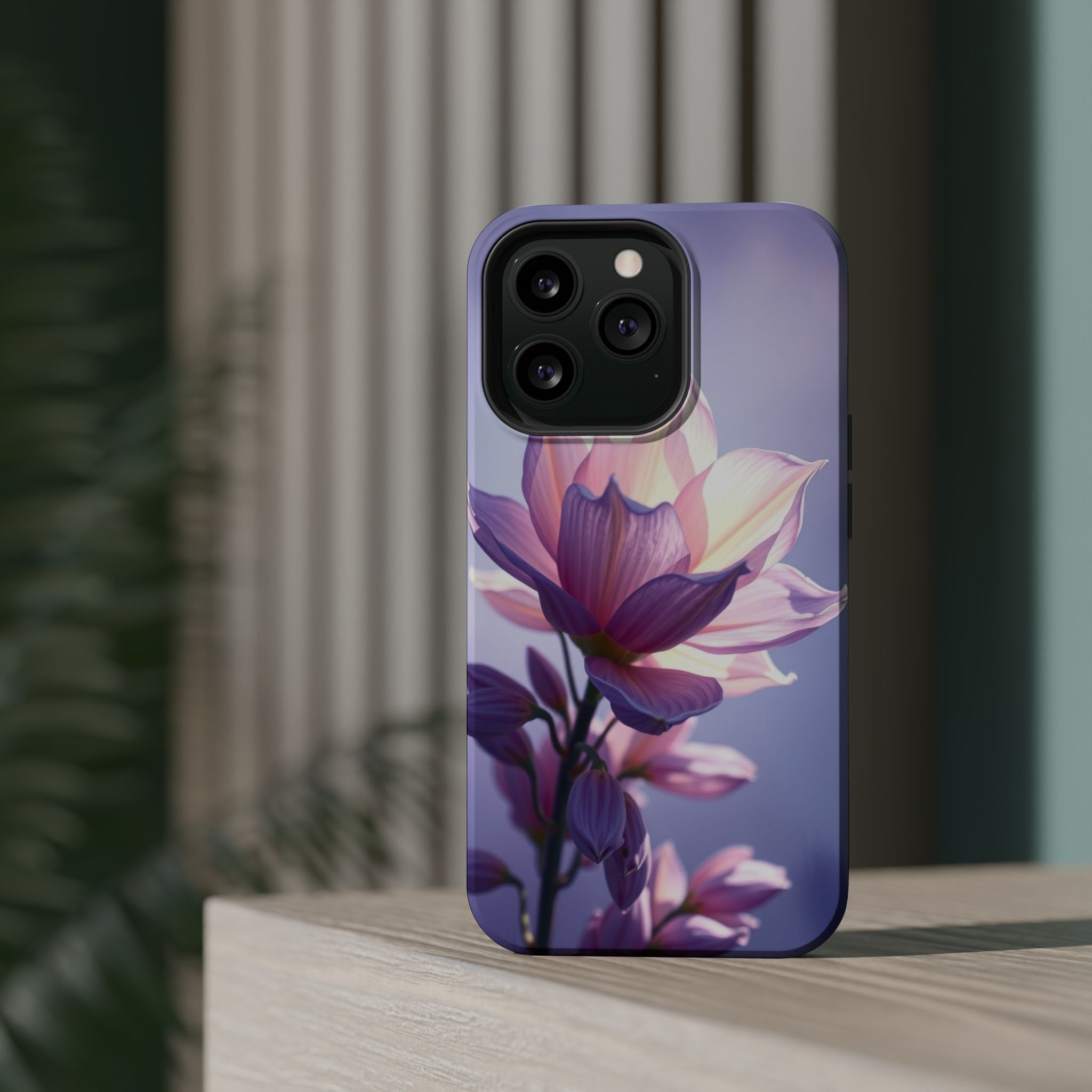 iPhone Floral Ombre Electric Art Bold Modern Everyday Snap Case · iPhone Case