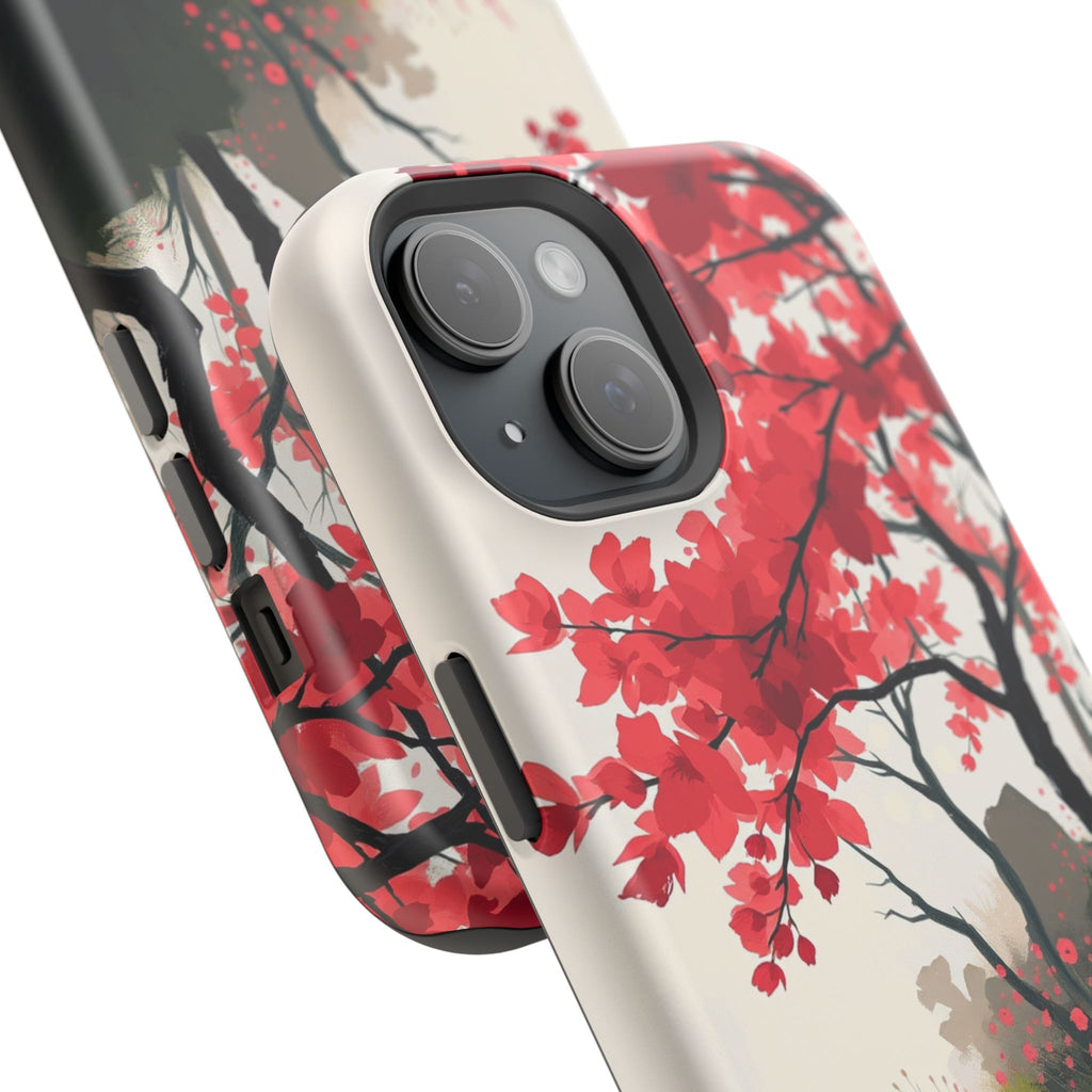 iPhone Blossom Trail Oil Painting Impressionist Soft iPhone Finish · iPhone Case