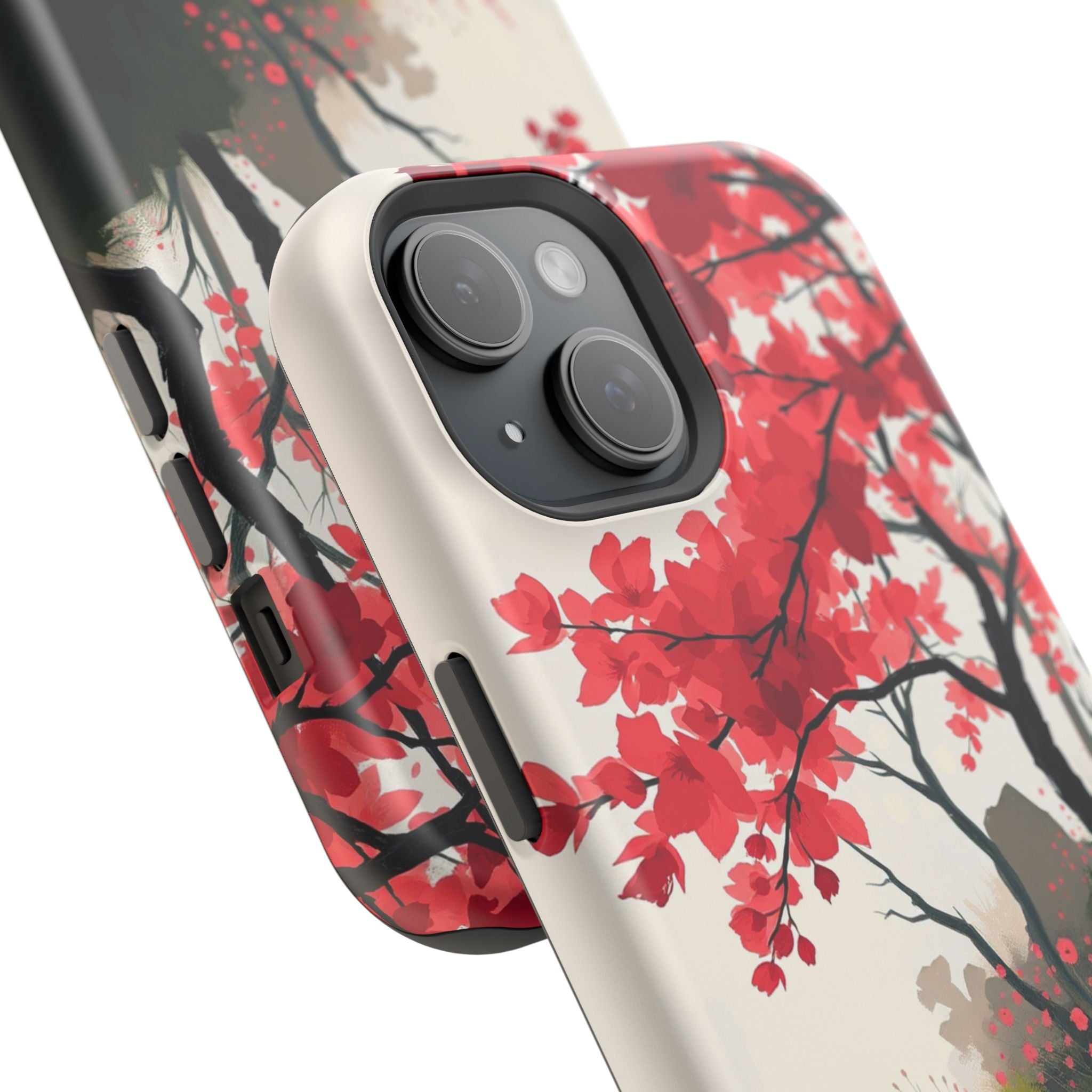 iPhone Blossom Trail Oil Painting Impressionist Soft iPhone Finish · iPhone Case