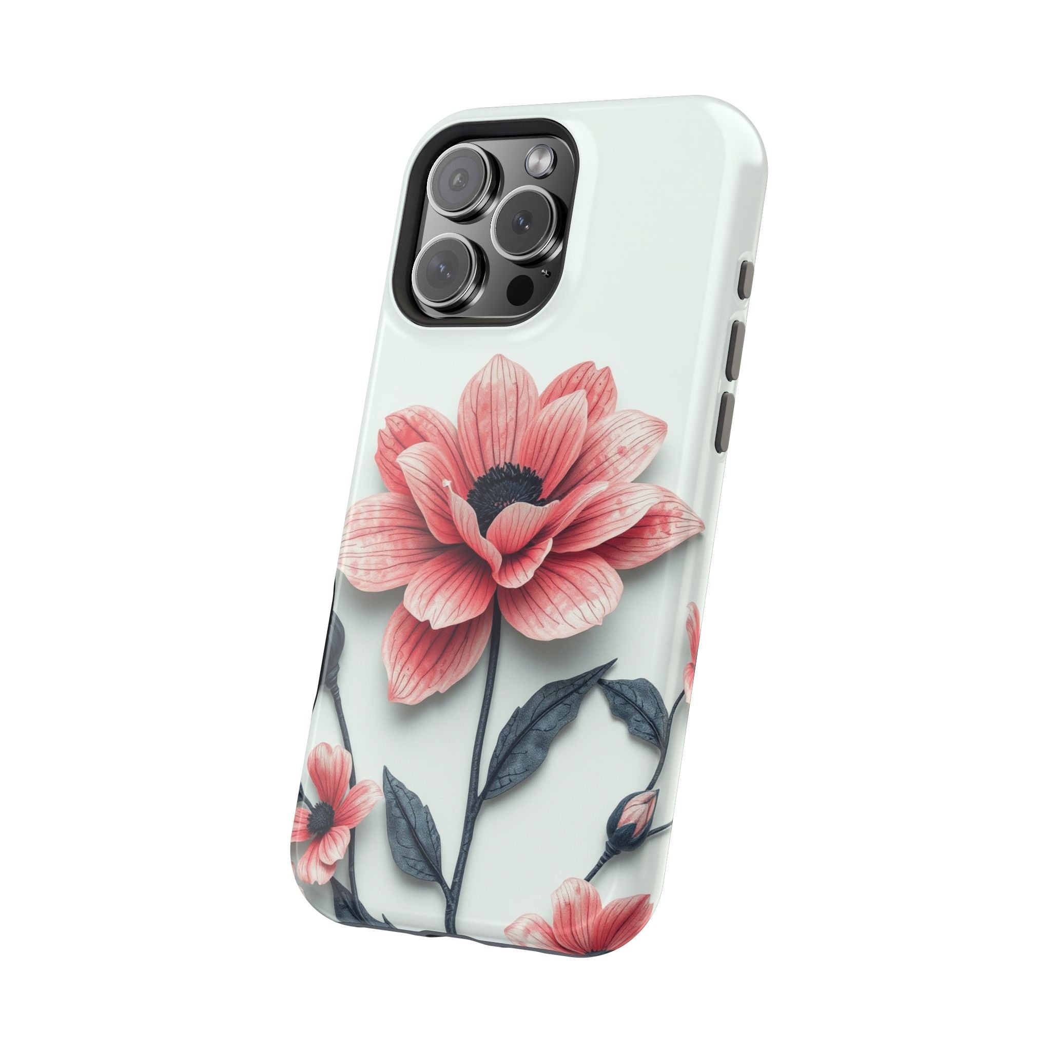 iPhone Dreamy Floral Ink Wash Design Slim Everyday iPhone 12 Designer · iPhone C