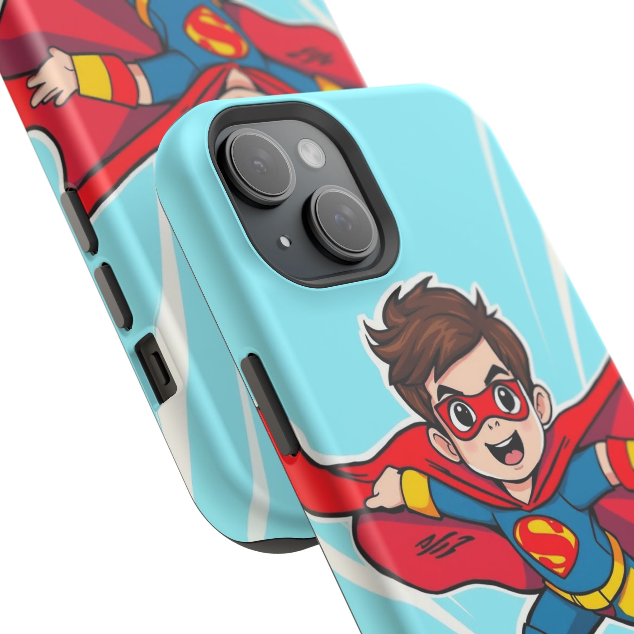 iPhone Kid Superhero Flying Kids Fun iPhone Phone Case Gift Slim · iPhone Case