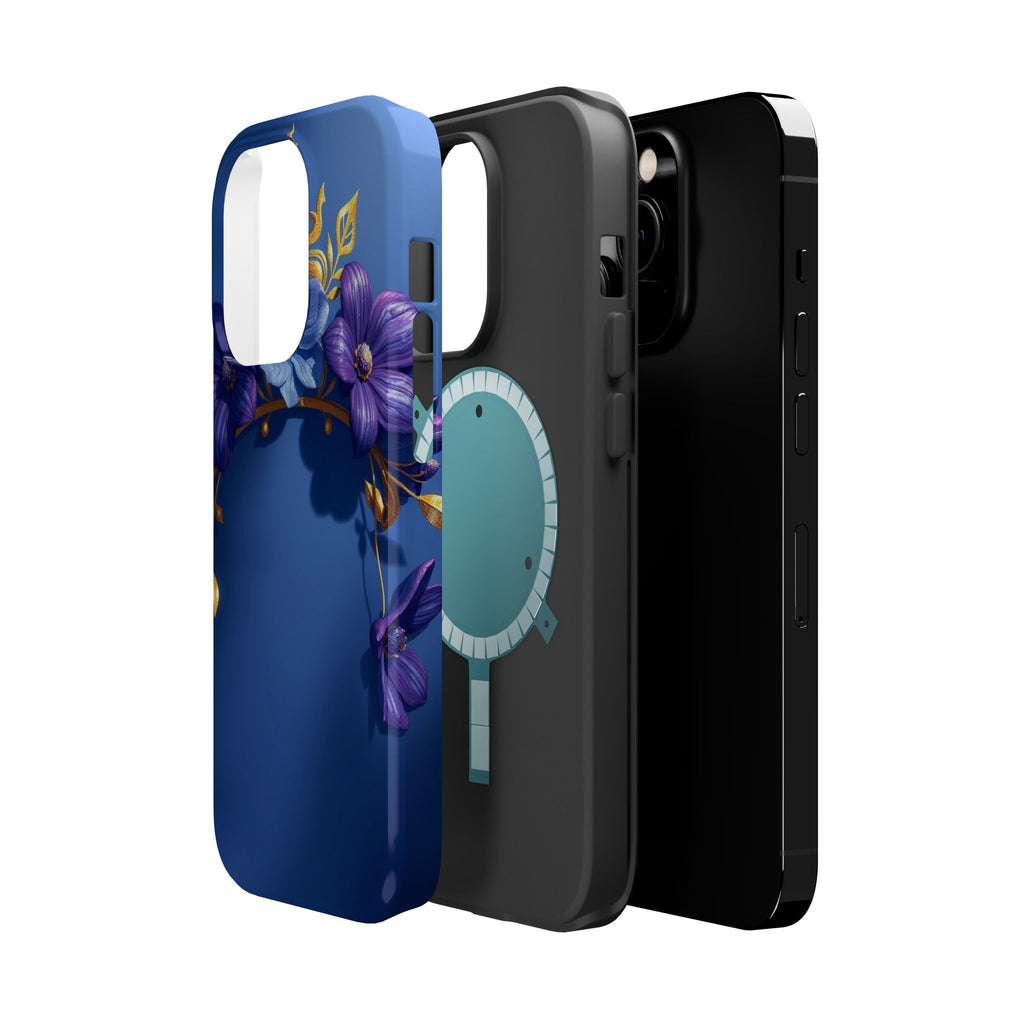 iPhone Vibrant Floral Crown Design 14 Slim Everyday Designer Case · iPhone Case