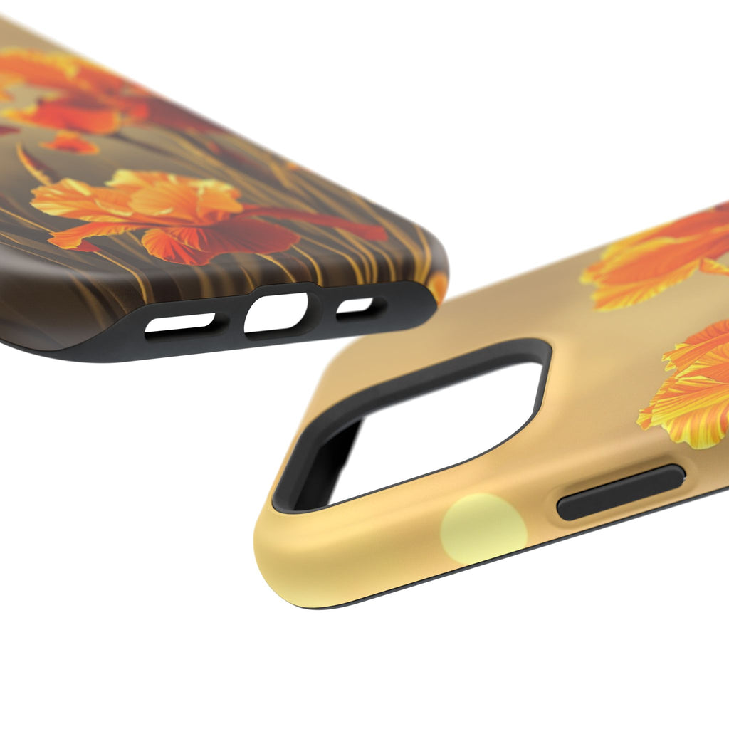 iPhone Iris Garden Gold Foil Luxury Slim Everyday Designer Case · iPhone Case