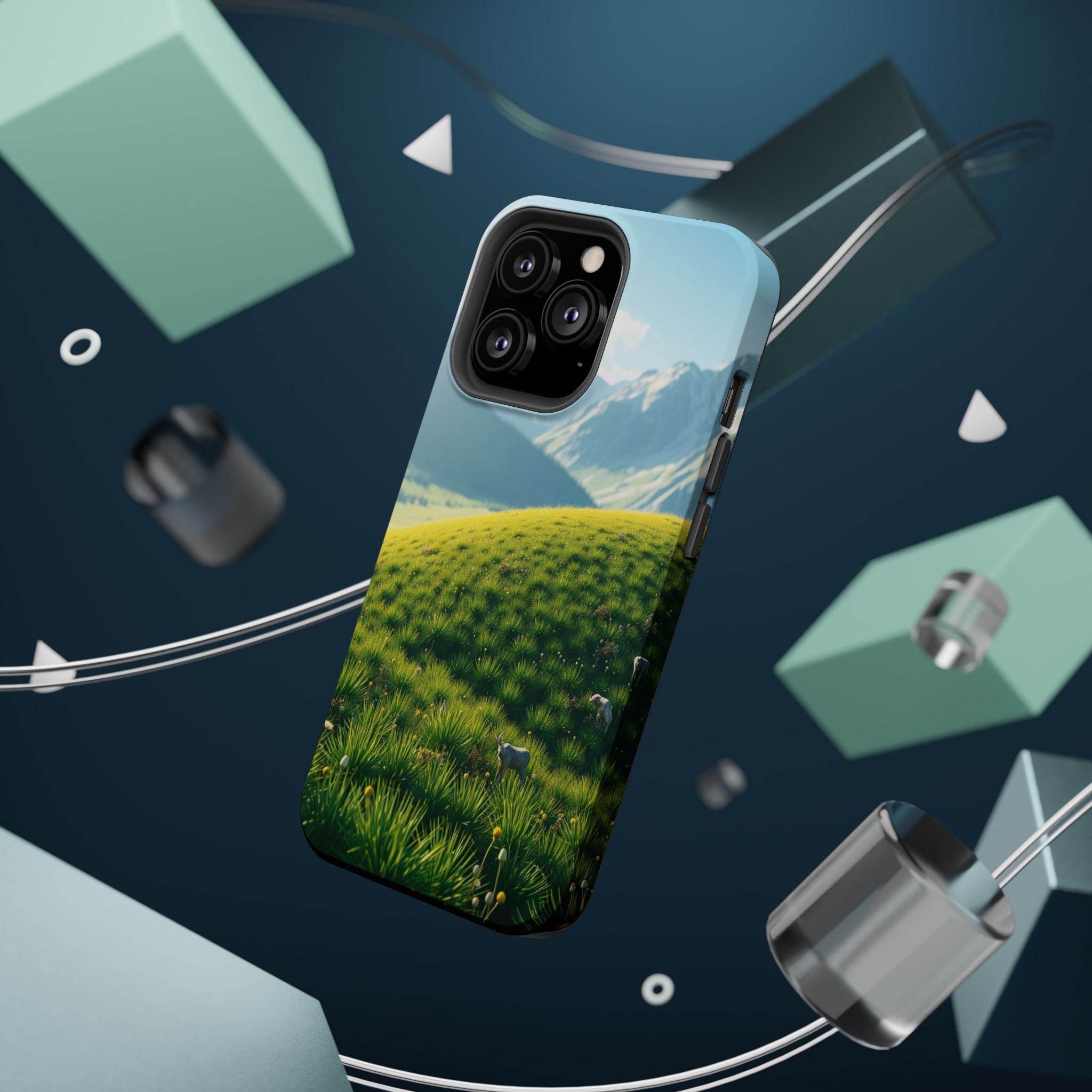 iPhone Vibrant Alpine Meadow Design Slim Everyday Designer Case · iPhone Case