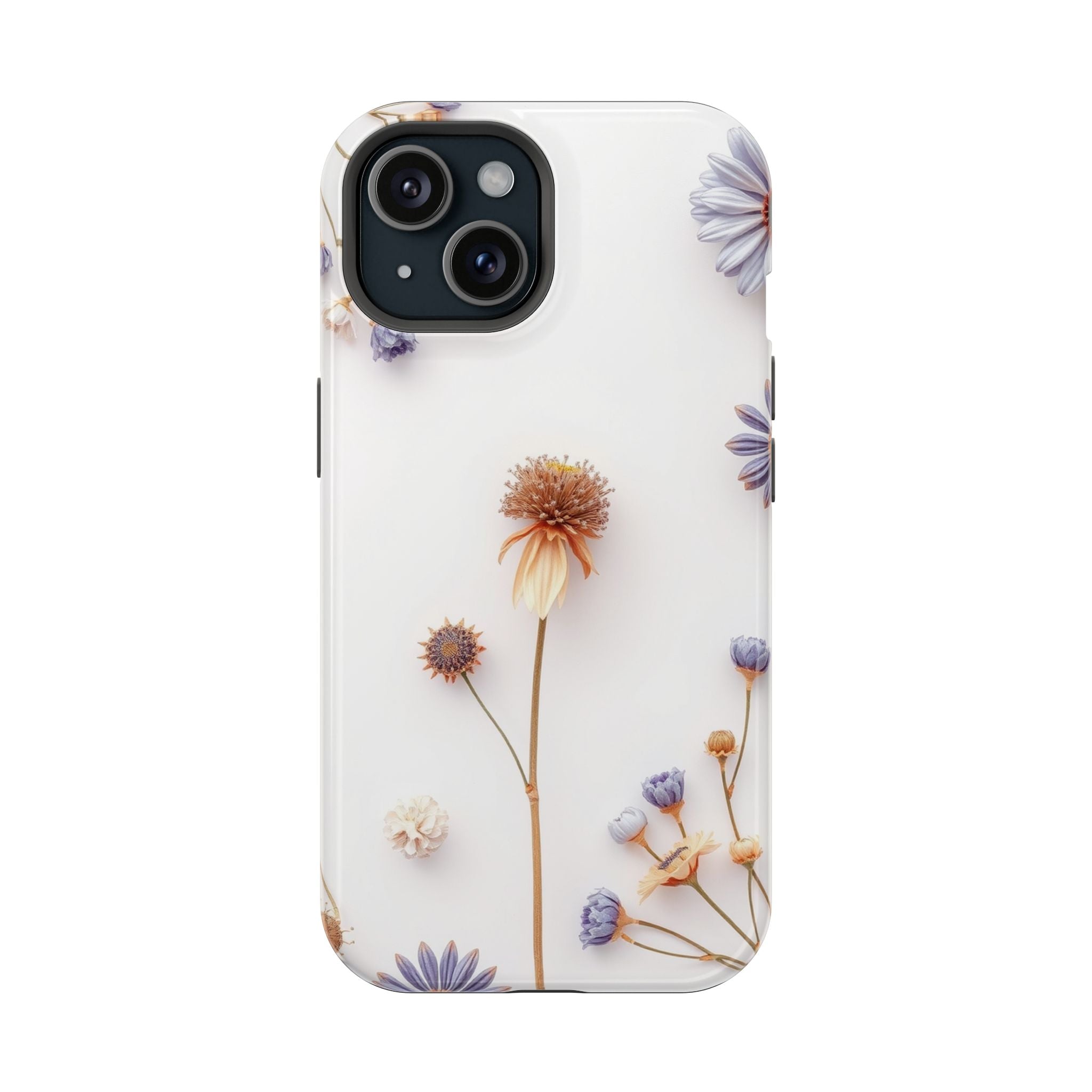 iPhone Dried Flower Flat Lay Bold Art Slim Everyday Designer Case · iPhone Case