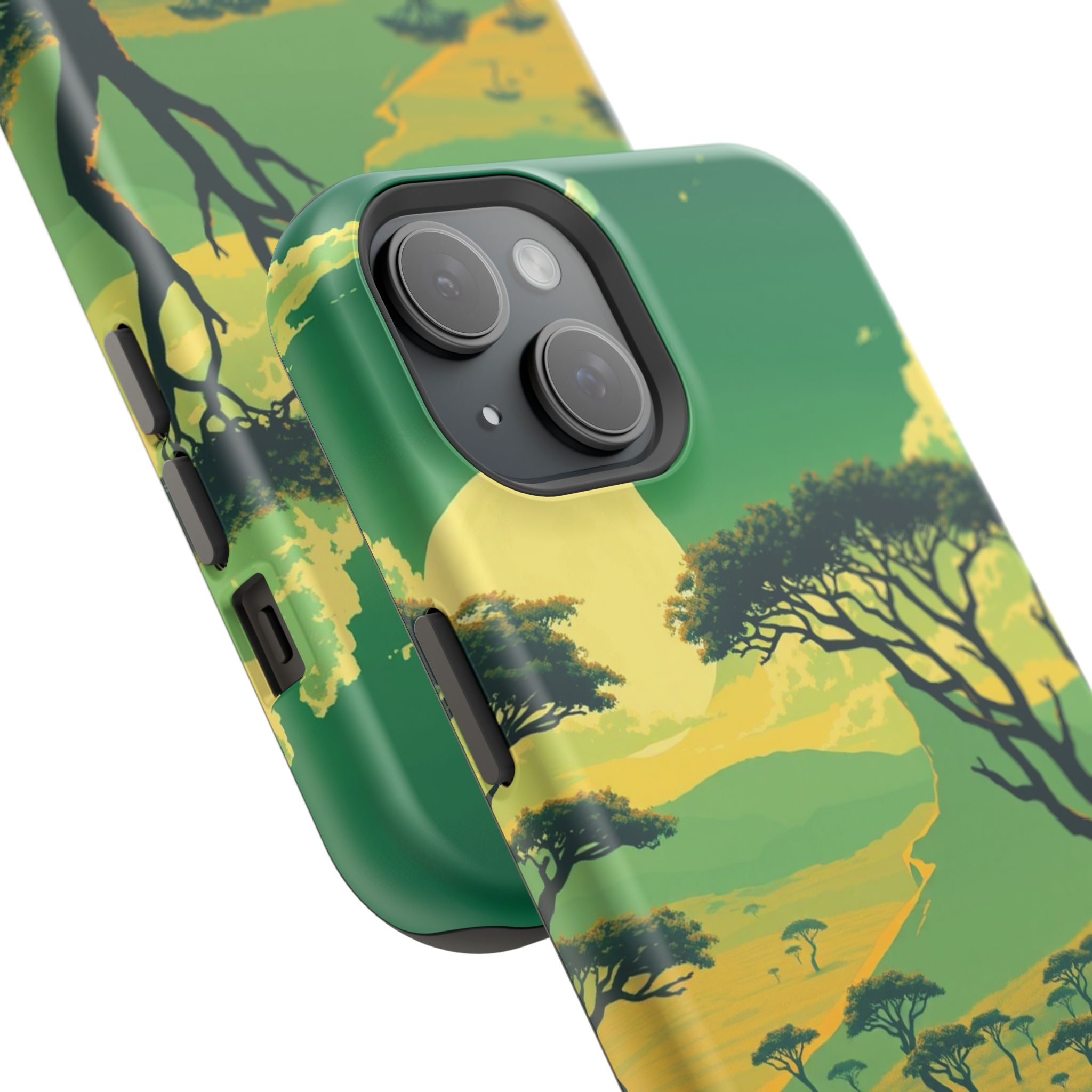iPhone Savanna Horizon Pixel Art -Bit Slim Everyday Designer Case · iPhone Case