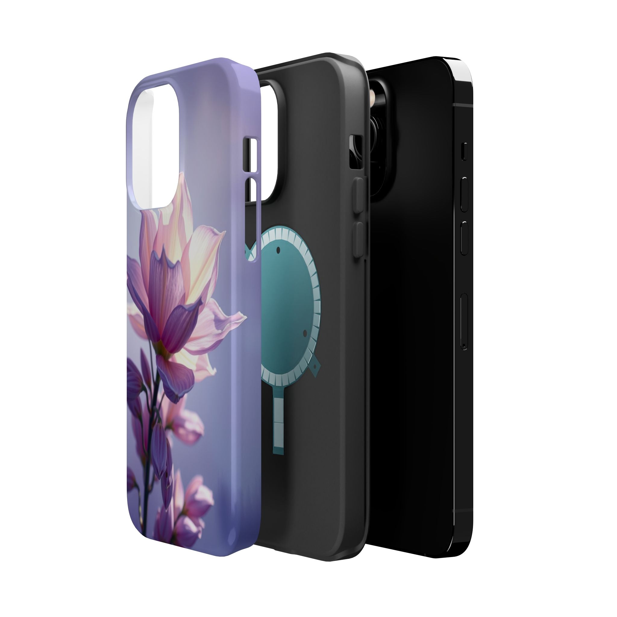 iPhone Floral Ombre Electric Art Bold Modern Everyday Snap Case · iPhone Case