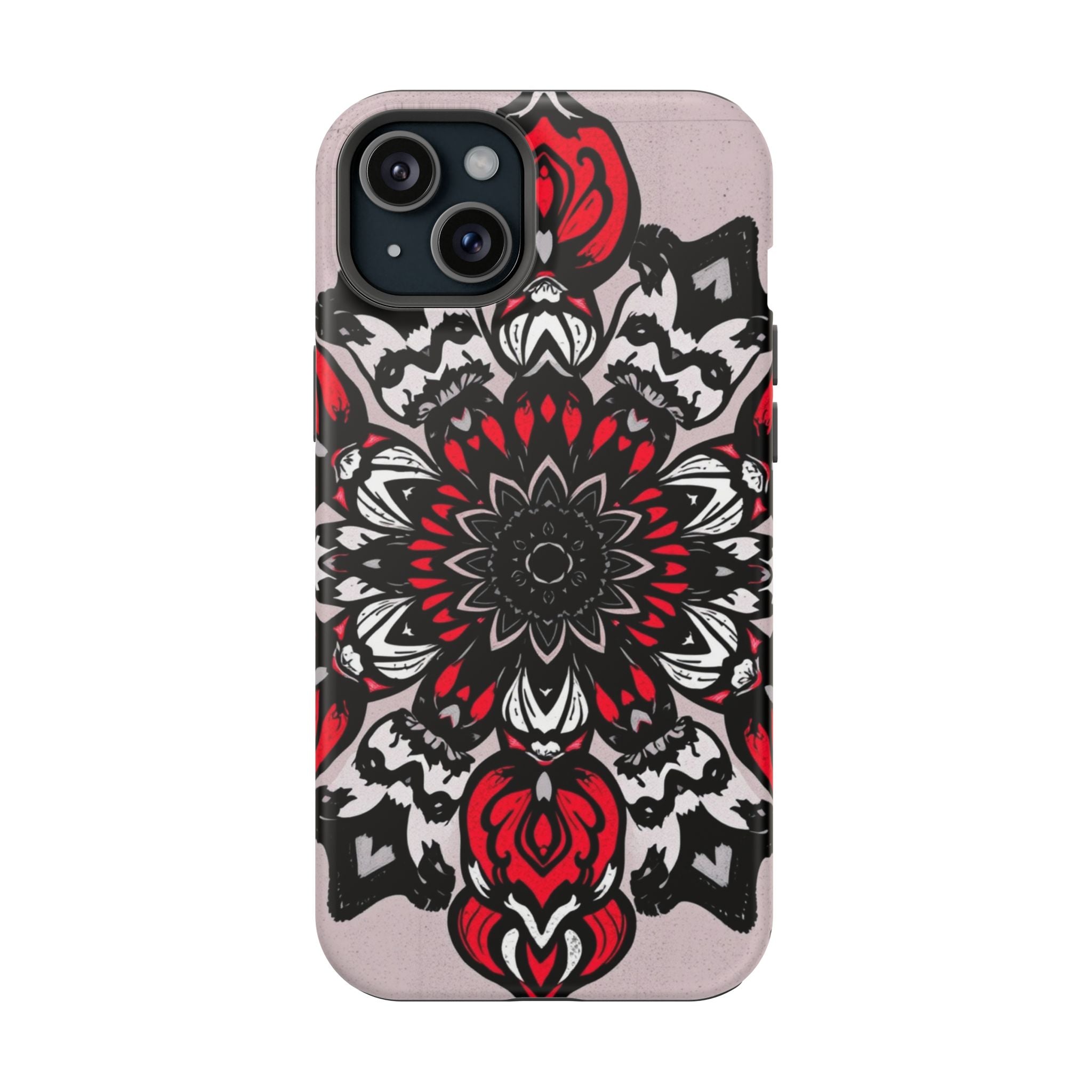 iPhone Floral Mandala Bold Art Slim Everyday Designer Case · iPhone Case